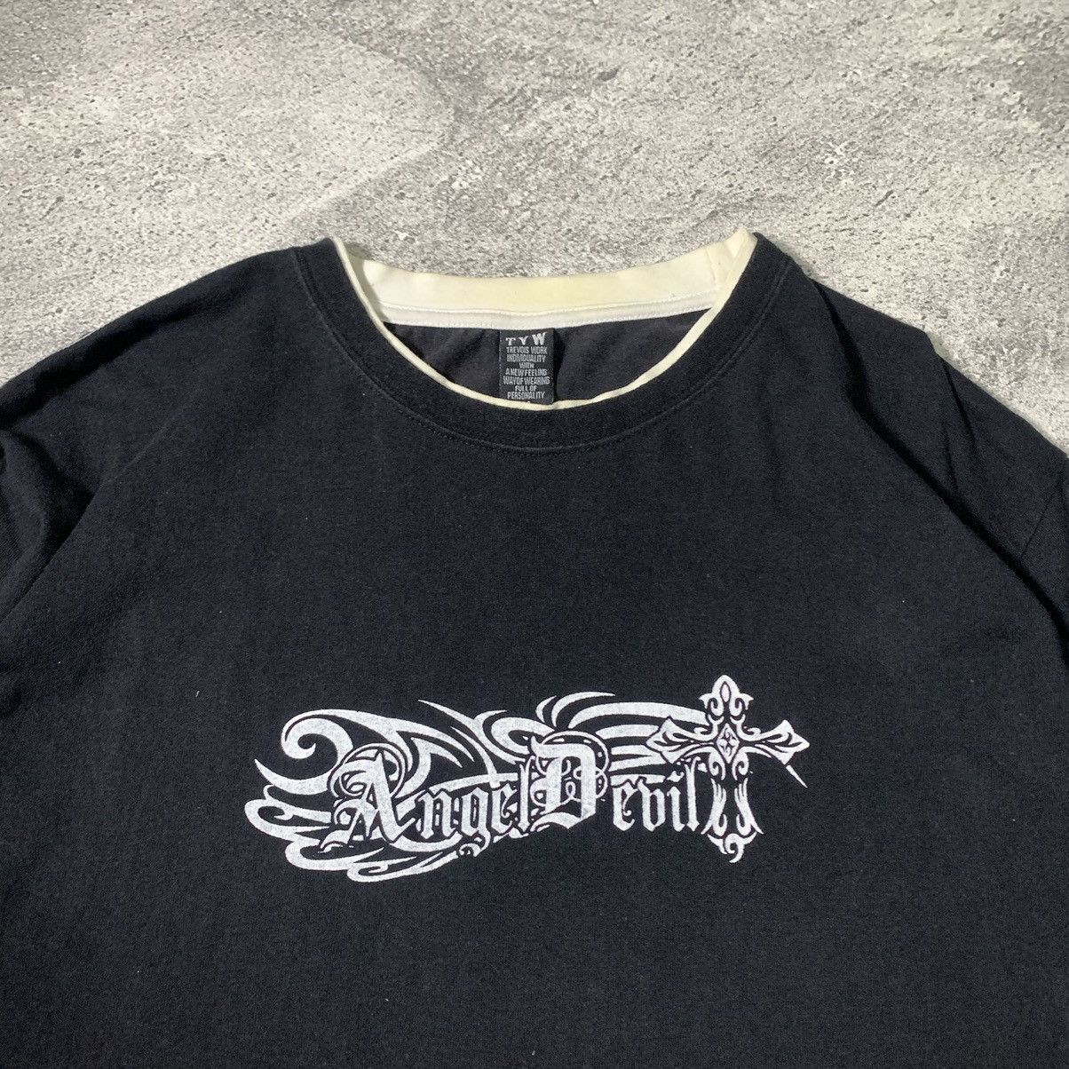 Le Grande Bleu (L.G.B.) Japanese Tribal Gothic Poem TVW Long Sleeve Size US XXL / EU 58 / 5 - 3 Thumbnail