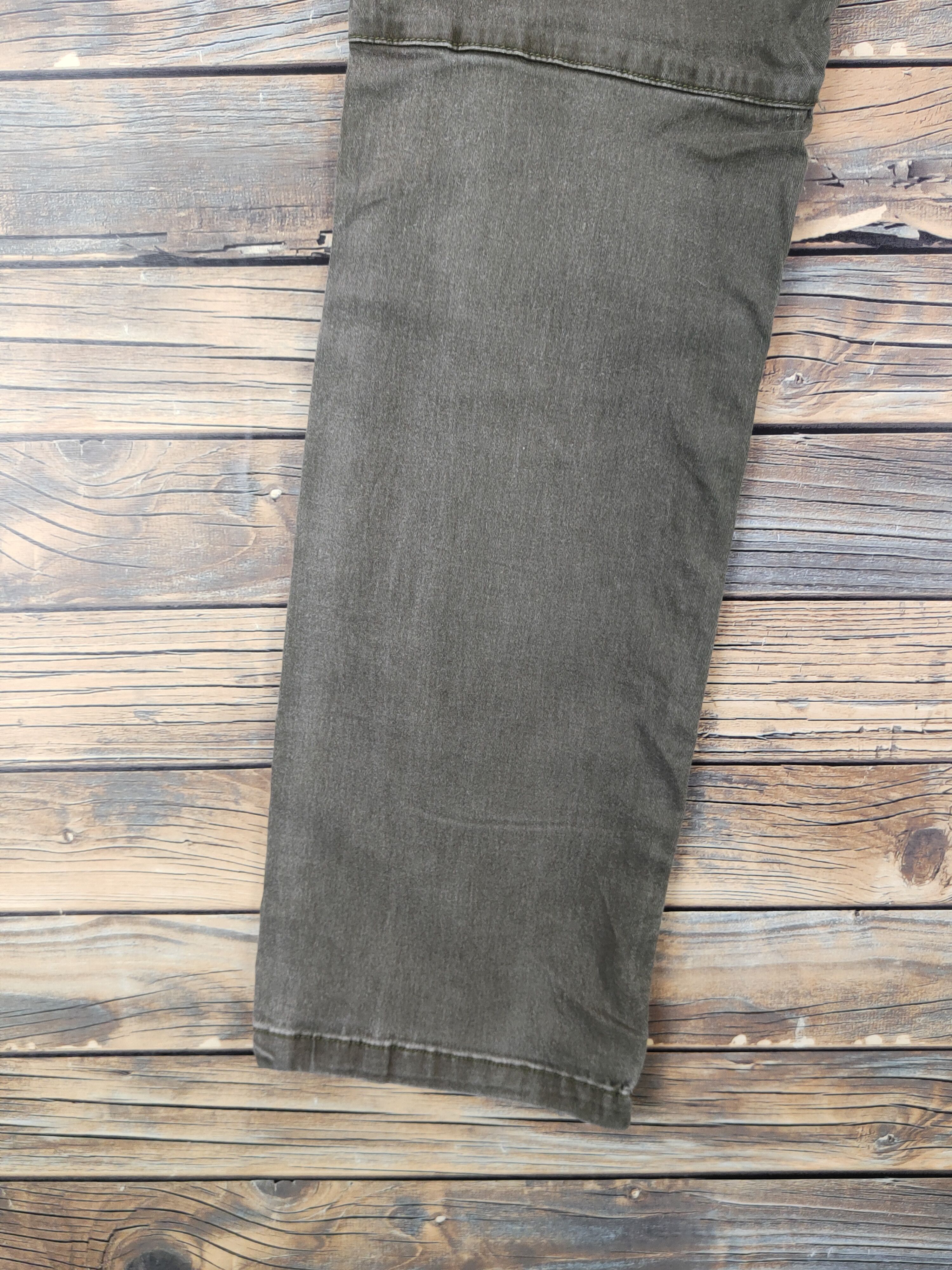 Japanese Brand Geride Olive Faded Multipocket Tactical Cargo Pants #W1047 Size US 29 - 9 Thumbnail