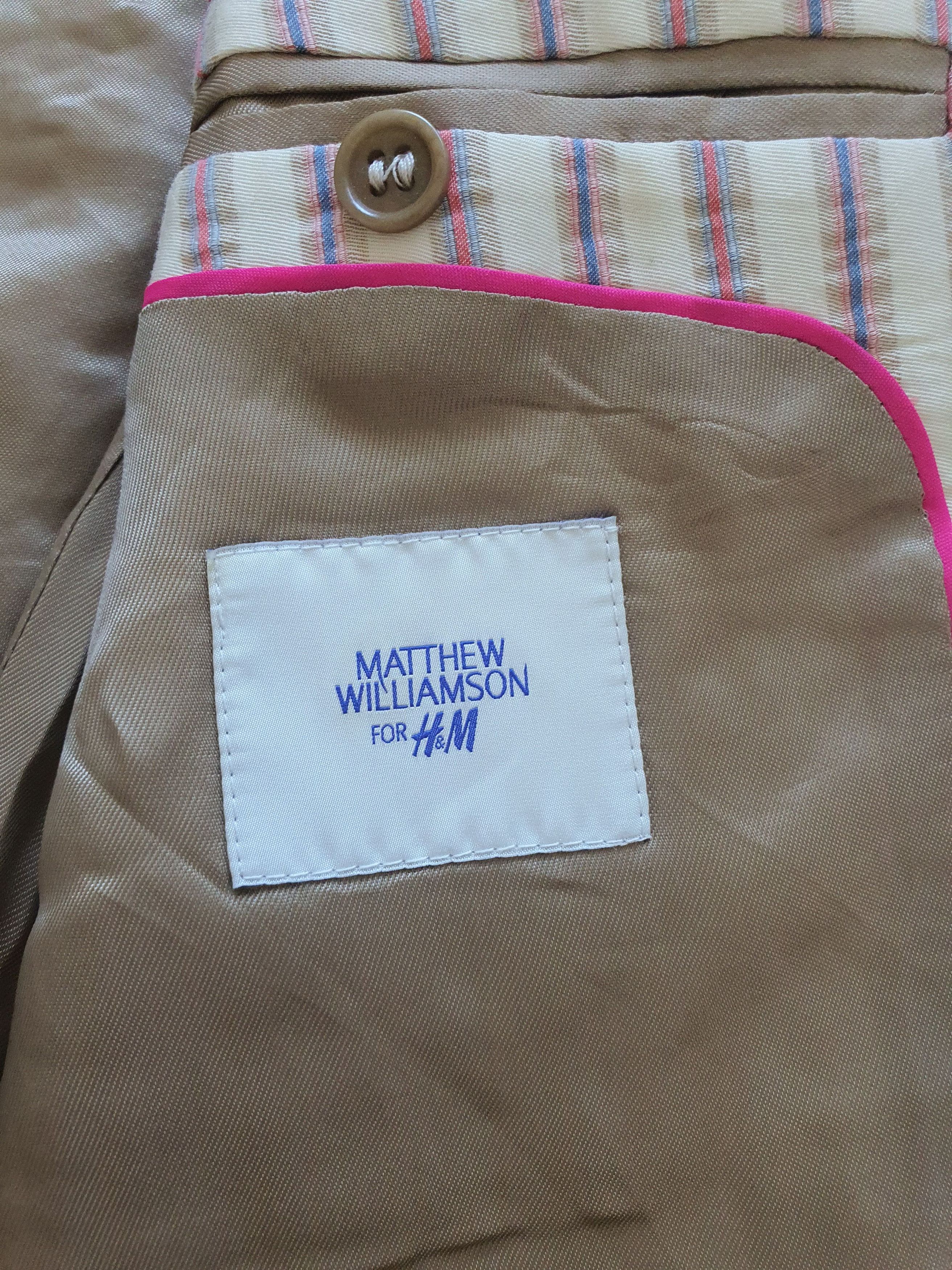 H&M Matthew Williamson H&M - S/S 2009 - Suit (Blazer + Trousers) Size 36R - 7 Thumbnail