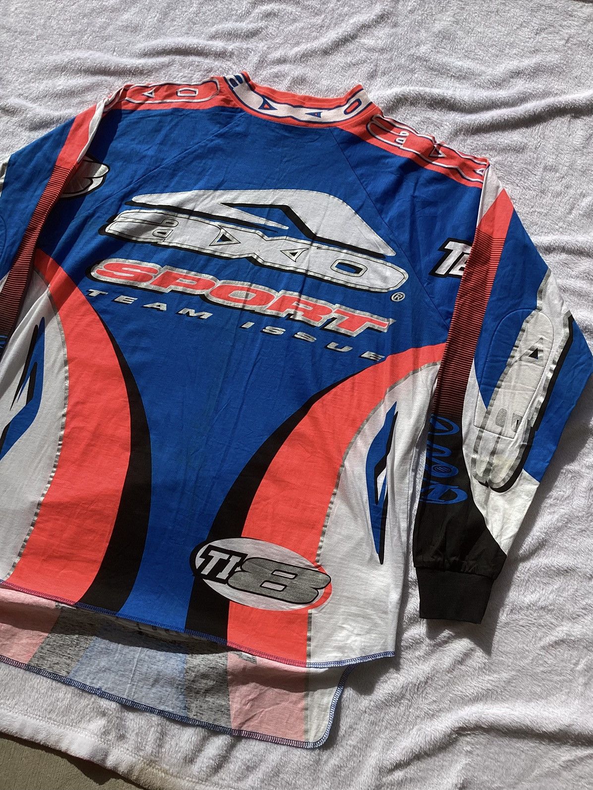 Vintage VTG 90s AXO sports racing team issue motorcycle jersey/LS Size US XXL / EU 58 / 5 - 2 Thumbnail