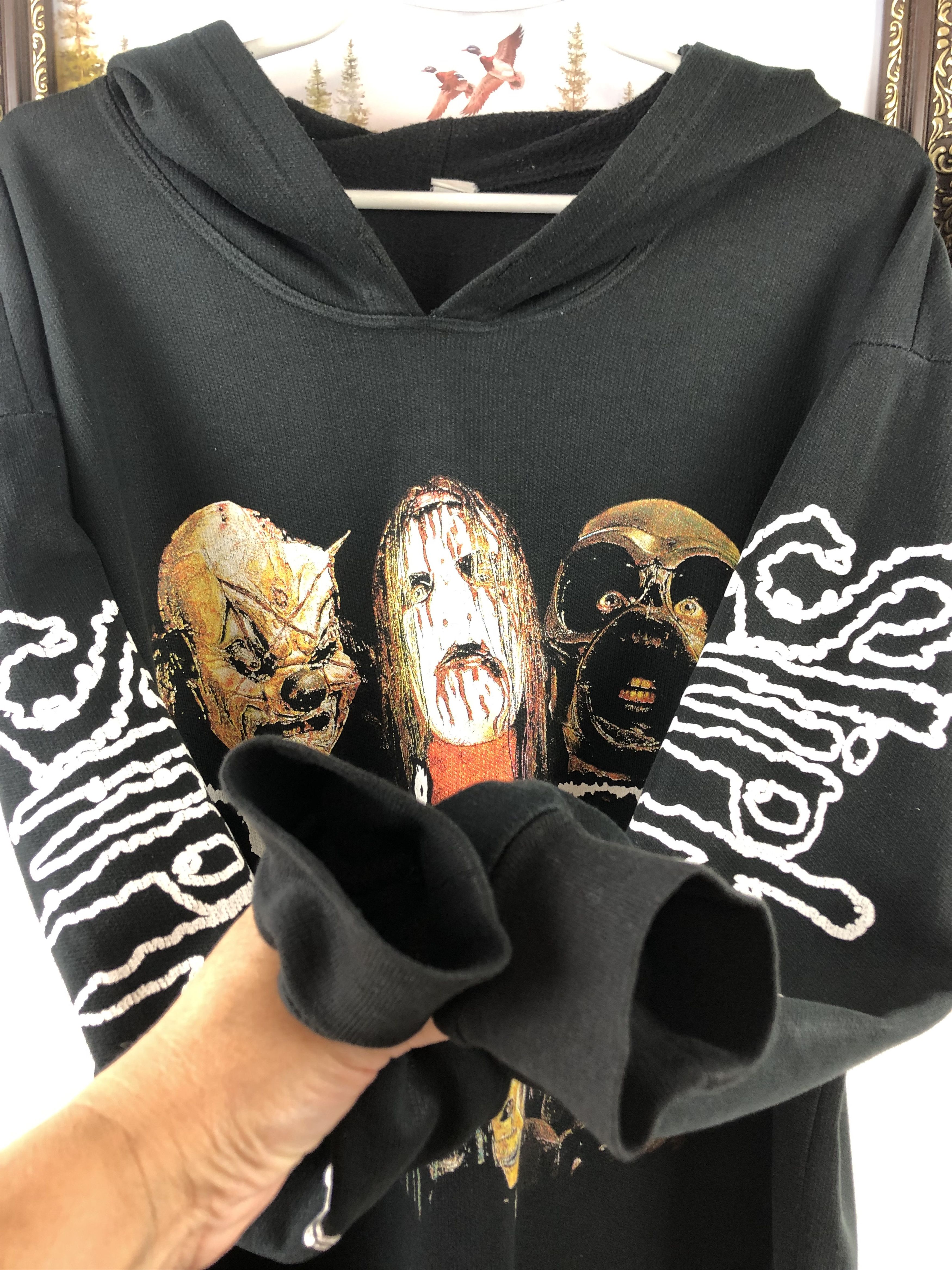Band Tees × Vintage Vintage 2001 Slipknot IOWA Hoodie Very Rare Rock Band Over Size US XL / EU 56 / 4 - 15 Thumbnail