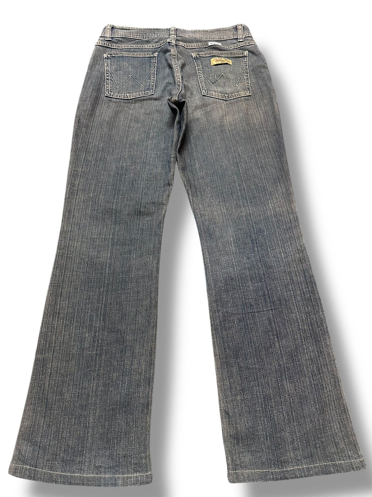 Japanese Brand Wrangler Vintage Baggy Loose Style With Faded Wash Size US 30 / EU 46 - 2 Thumbnail