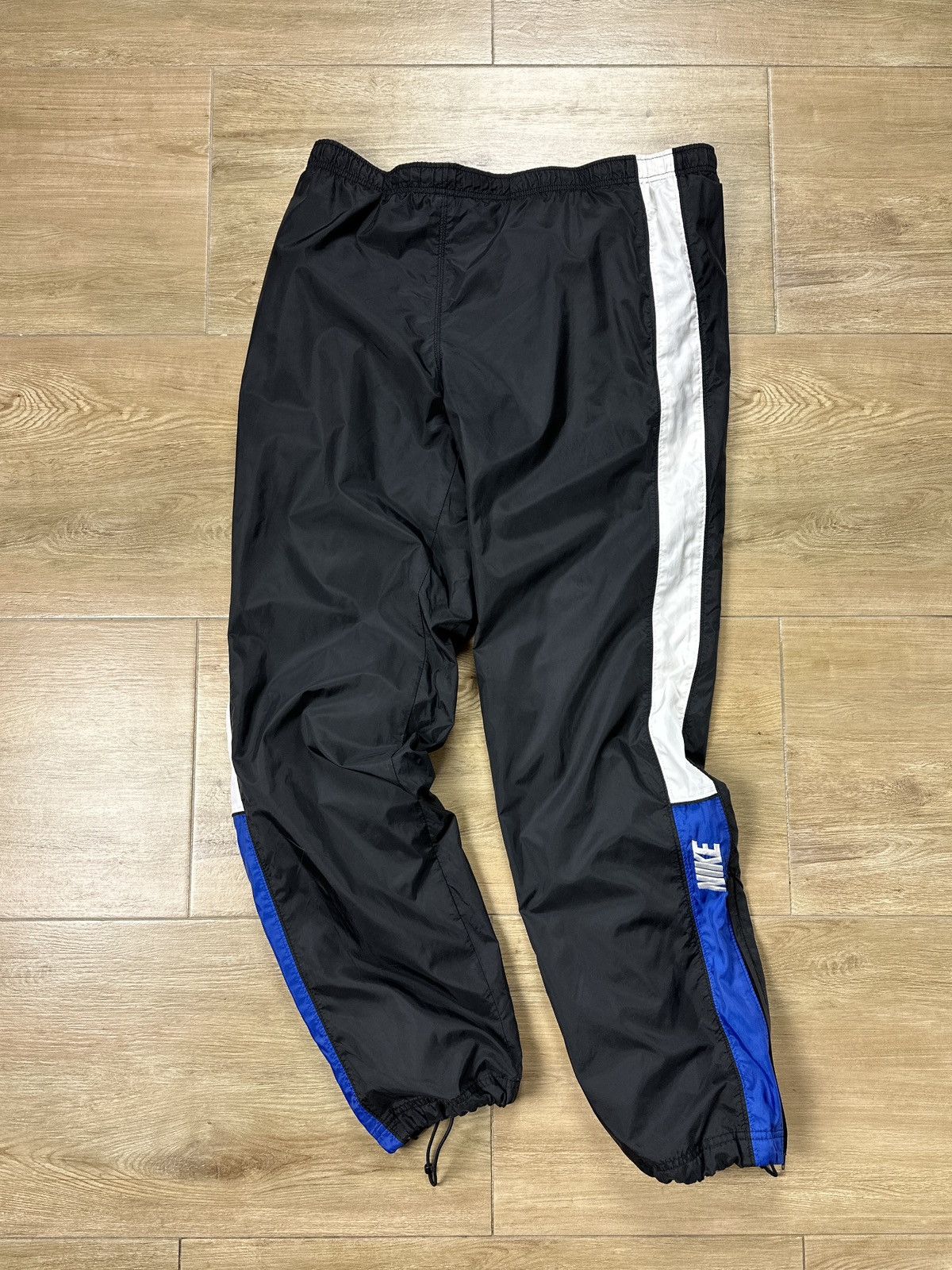 Nike × Vintage Vintage Y2K Nike Logo Nylon Track Pants Size US 34 / EU 50 - 1 Thumbnail