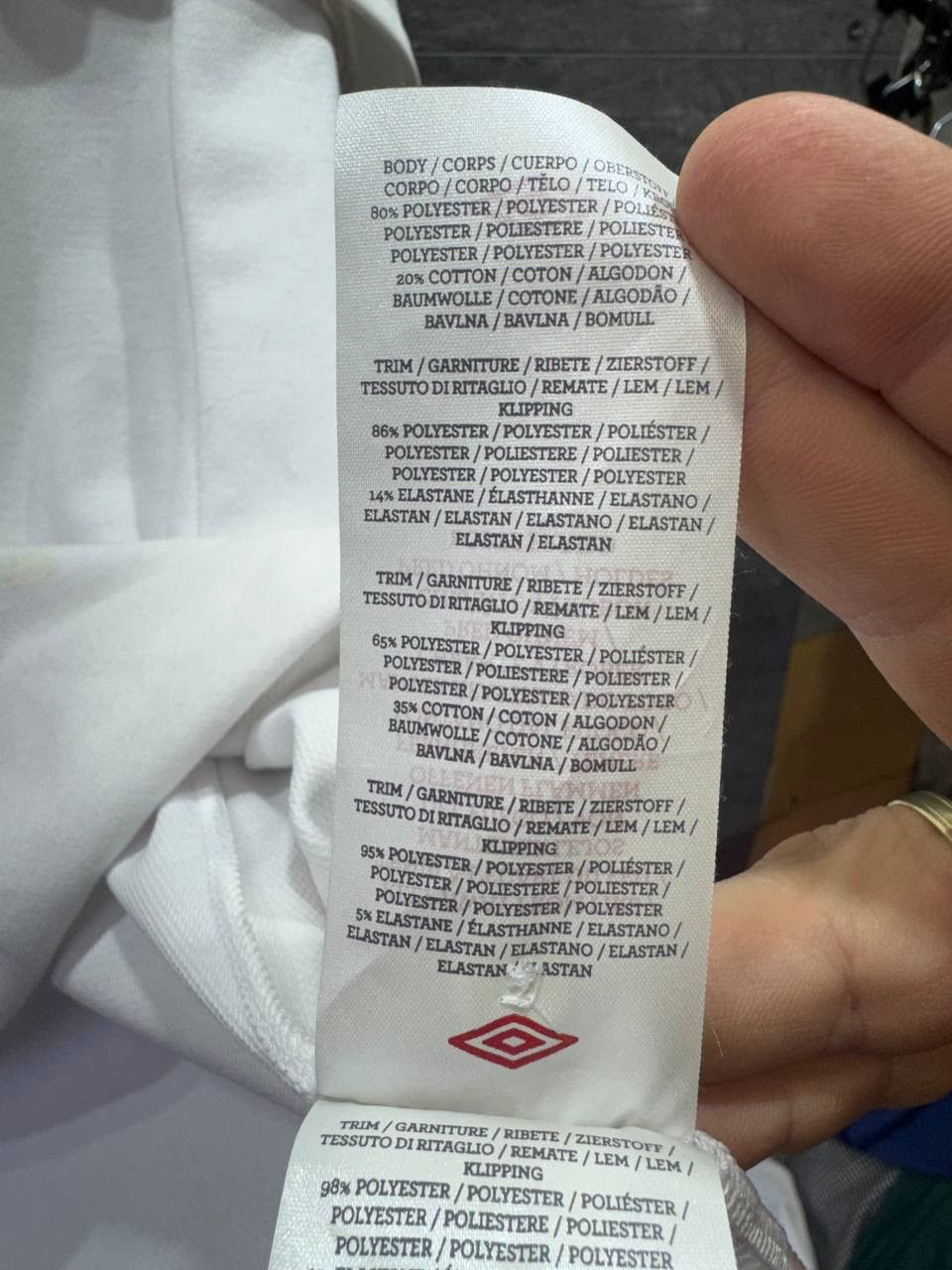Umbro GASCOIGNE #19 ENGLAND Euro 2012 Home shirt Jersey UMBRO Size US XL / EU 56 / 4 - 15 Thumbnail