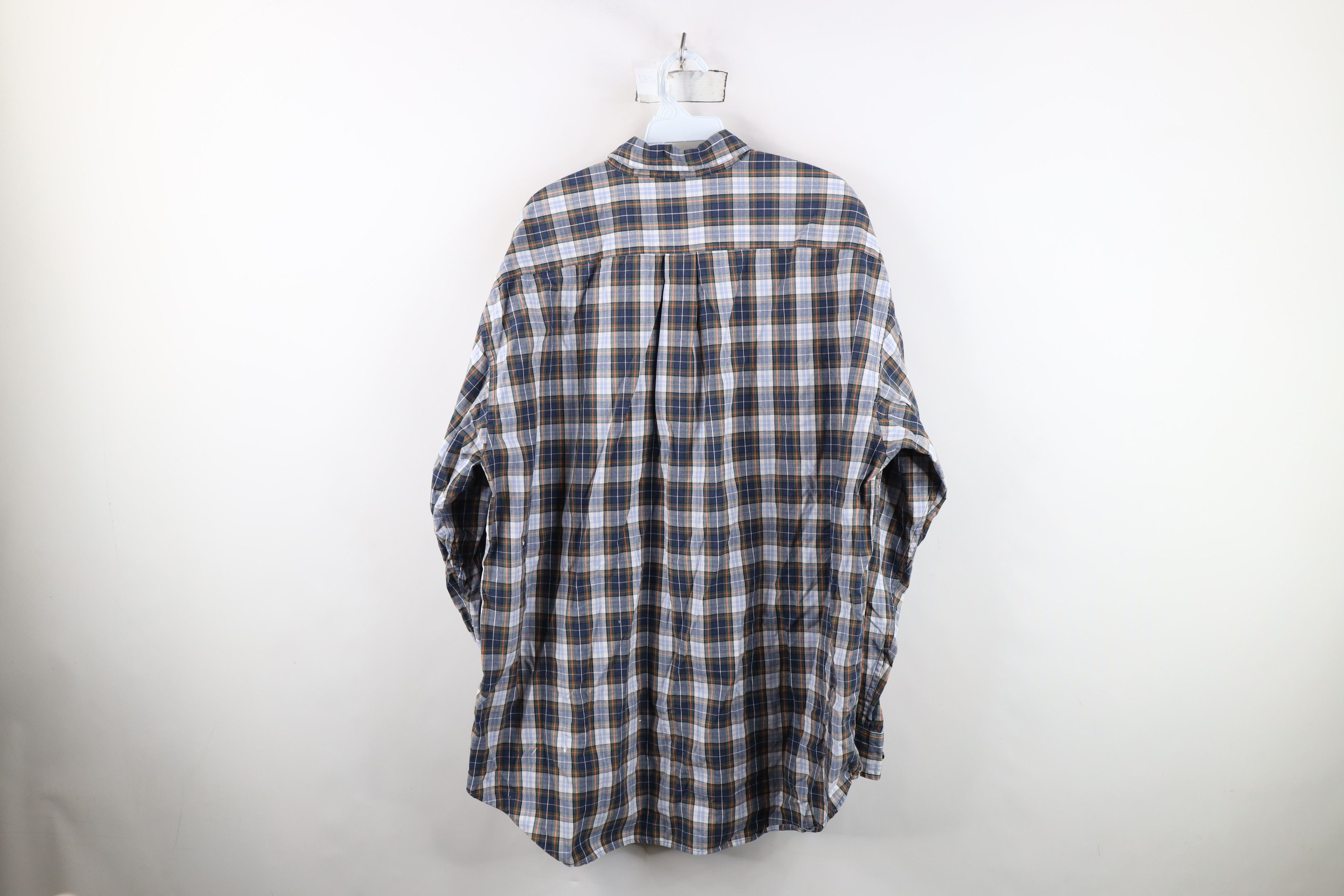 Gap Vintage 90s Gap Heavy Baggy Collared Button Down Shirt Plaid Size US XL / EU 56 / 4 - 13 Thumbnail