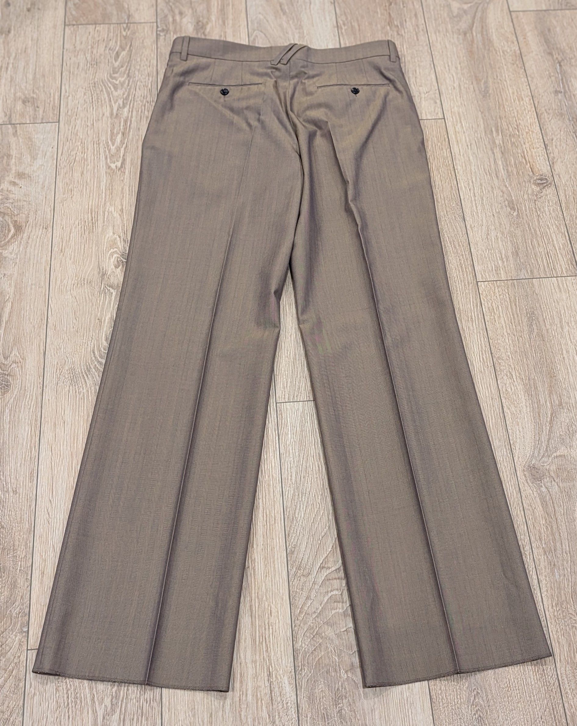 Burberry Burberry Wool Tailored Trousers Pants Tawny Brown 50 US 34 Size US 34 / EU 50 - 3 Thumbnail