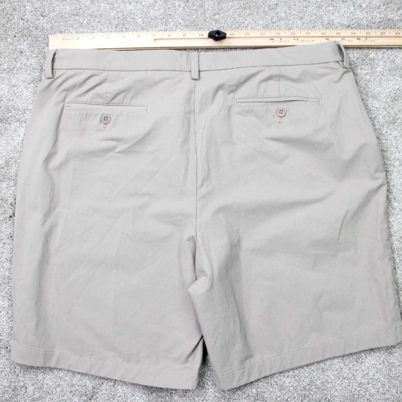 Vineyard Vines Vineyard Vines OTG Shorts Mens 38 Beige 9" On the Go Performance Stretch Chino Pockets Slim Size US 38 / EU 54 - 5 Thumbnail