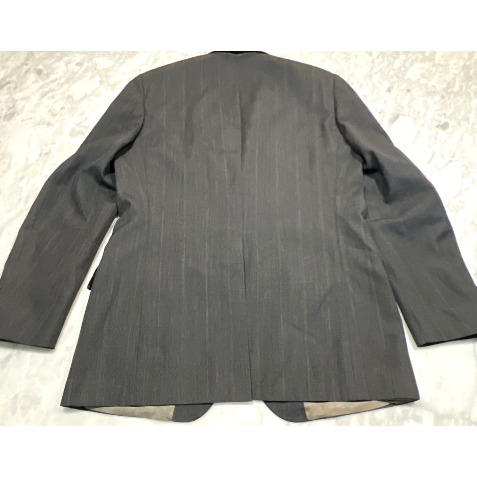 Ralph Lauren VINTAGE POLO UNIVERSITY CLUB by RALPH LAUREN Blazer Striped Men’s M Tapered Blazer Single-Breasted Notch Lapel Black USA Men Size US M / EU 48-50 / 2 - 6 Thumbnail