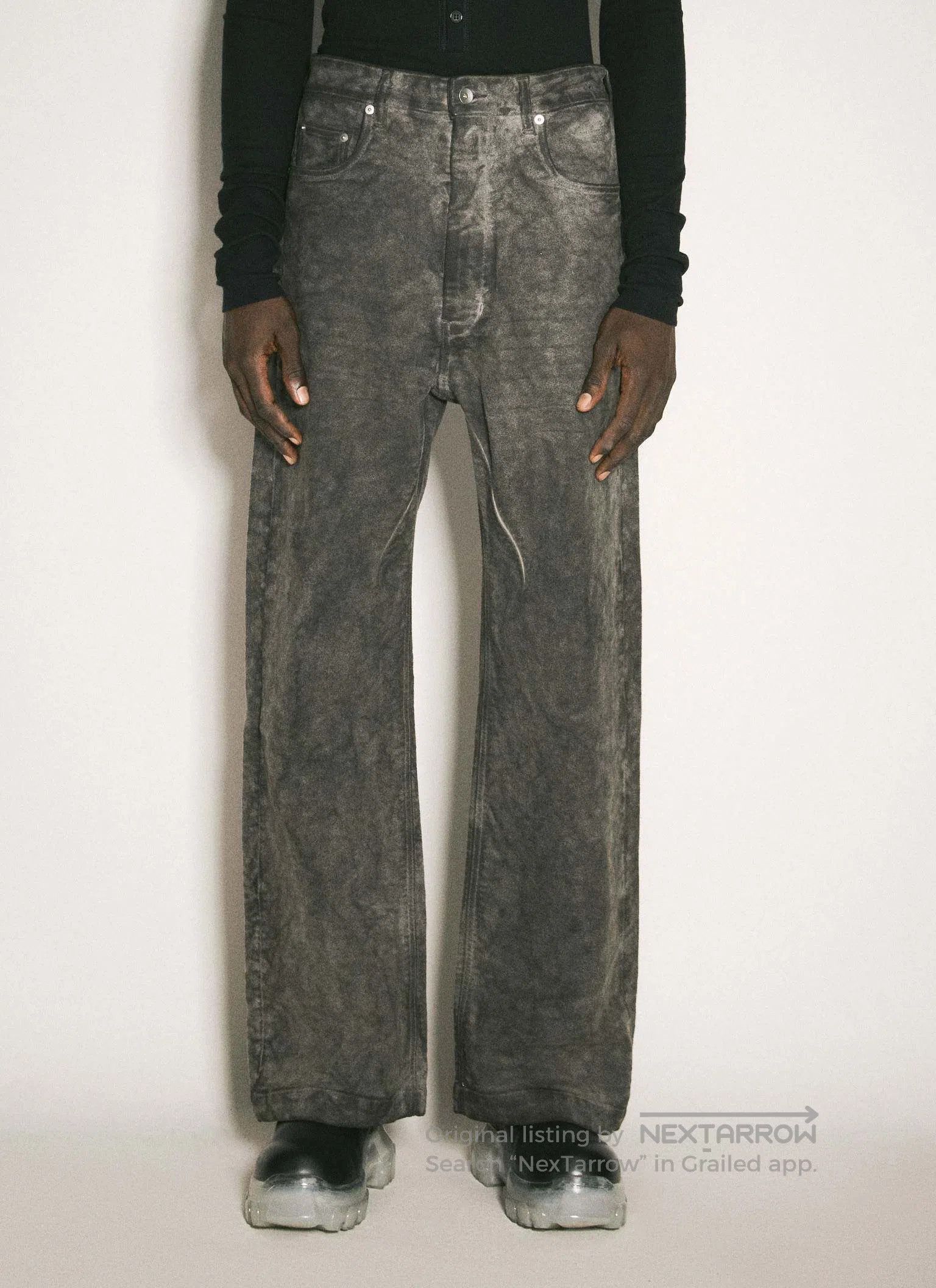 Rick Owens RICK OWENS Tie-Dye Straight Leg Jeans Size US 31 - 7 Thumbnail