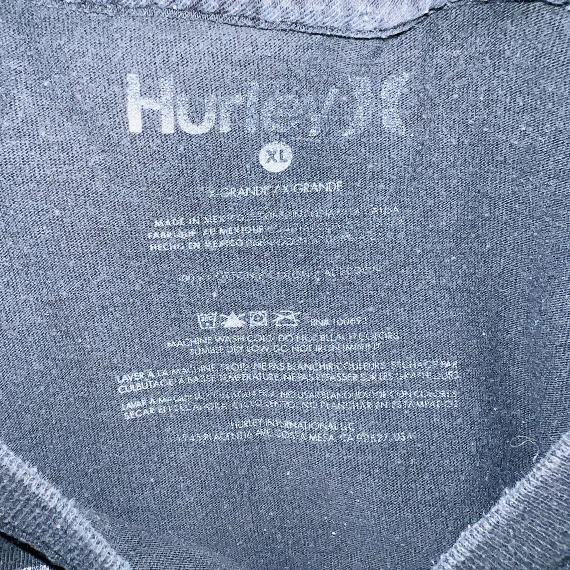 Hurley Hurley Brand Logo XL T-Shirt Shirt Size US XL / EU 56 / 4 - 4 Thumbnail