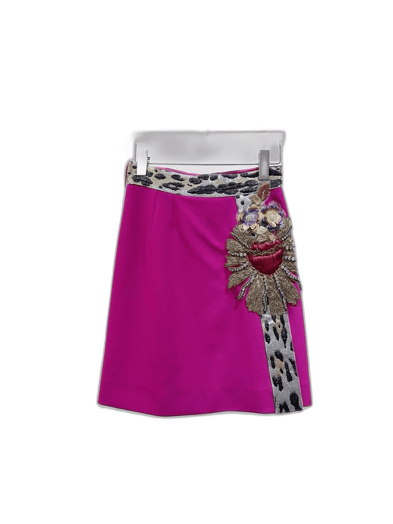 Dolce & Gabbana Embellished High-Waist Skirt