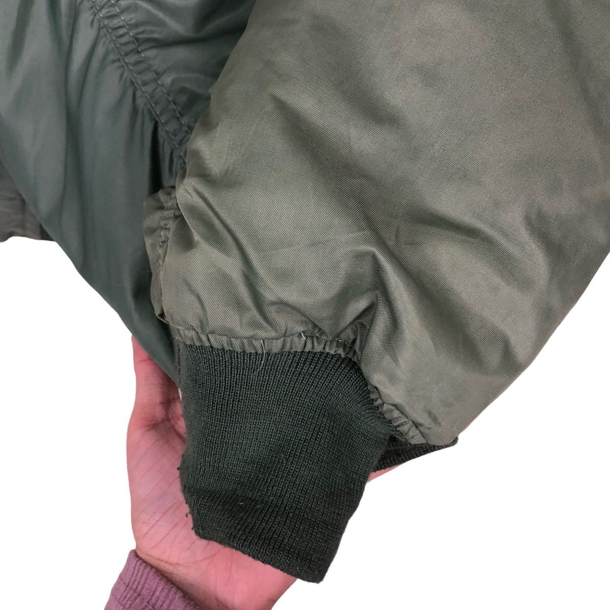 Vintage VINTAGE BOMBER JACKET DEFEND MILITARY RIOT RIOT DESIGN Size US M / EU 48-50 / 2 - 11 Thumbnail
