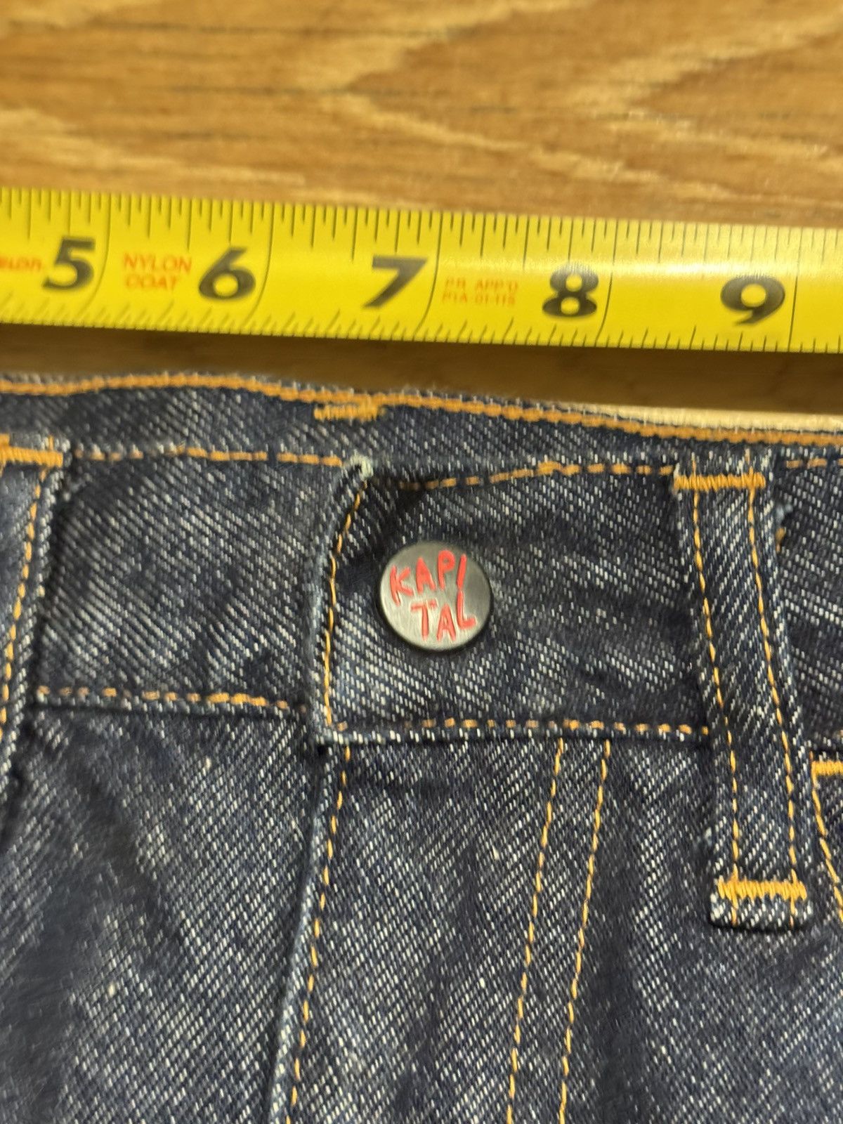 Kapital Kapital Denim Maxi Skirt Size 26" / US 2 / IT 38 - 4 Thumbnail