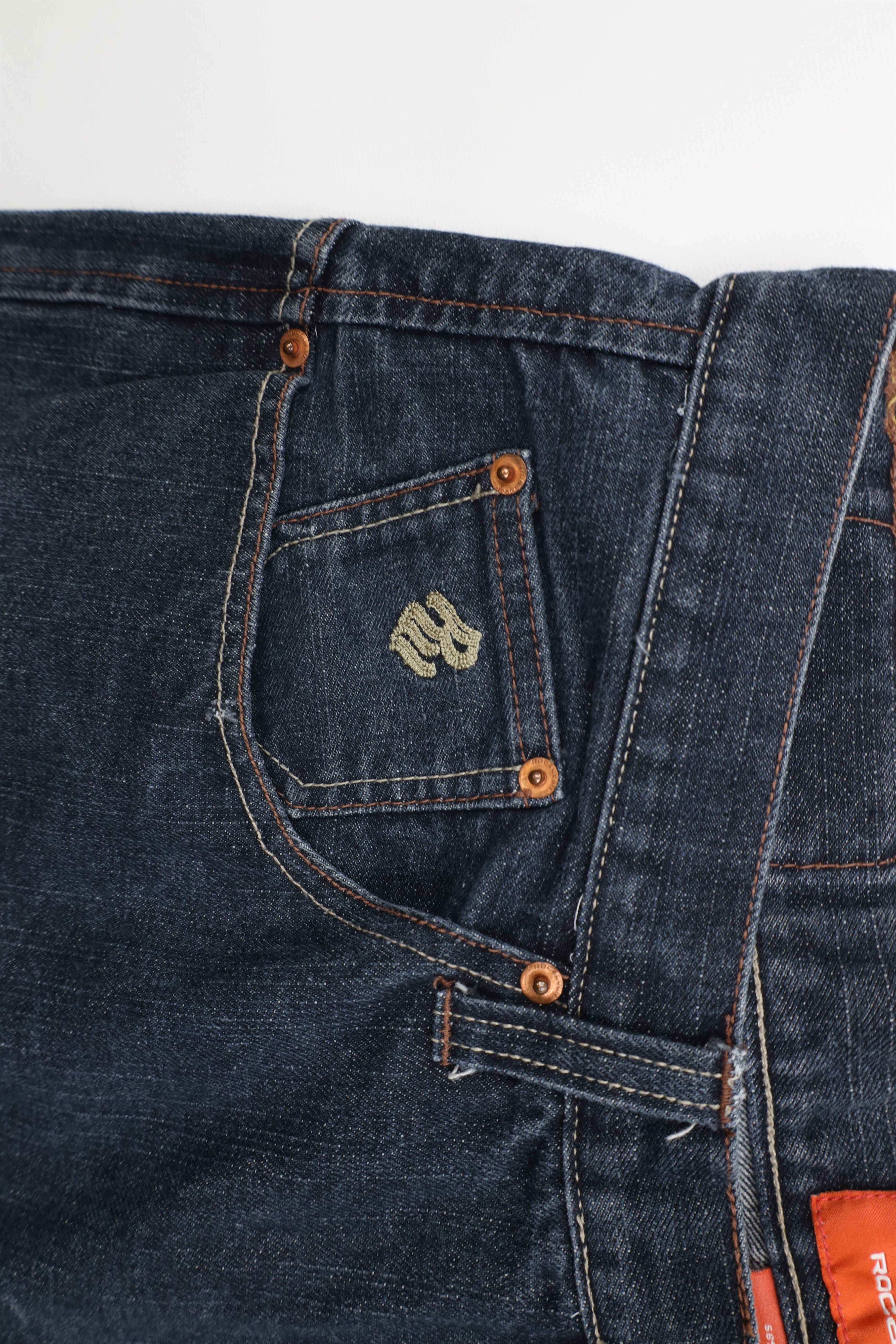 Rocawear Vintage 90s Y2K Rocawear Loose Fit Denim Jean Shorts Blue Size US 38 / EU 54 - 6 Thumbnail