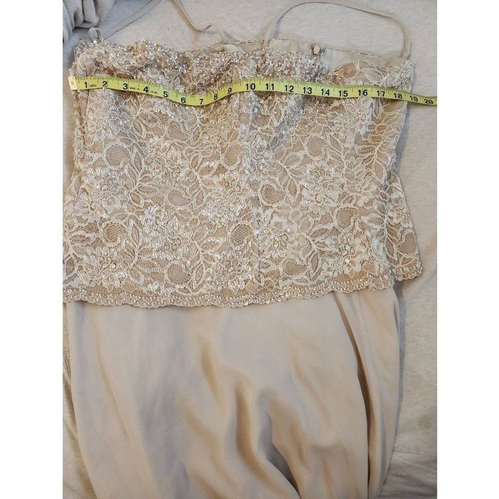 Unknown London Davids Bridal Tan Formal Size XXL / US 16-18 / IT 52-54 - 7 Thumbnail