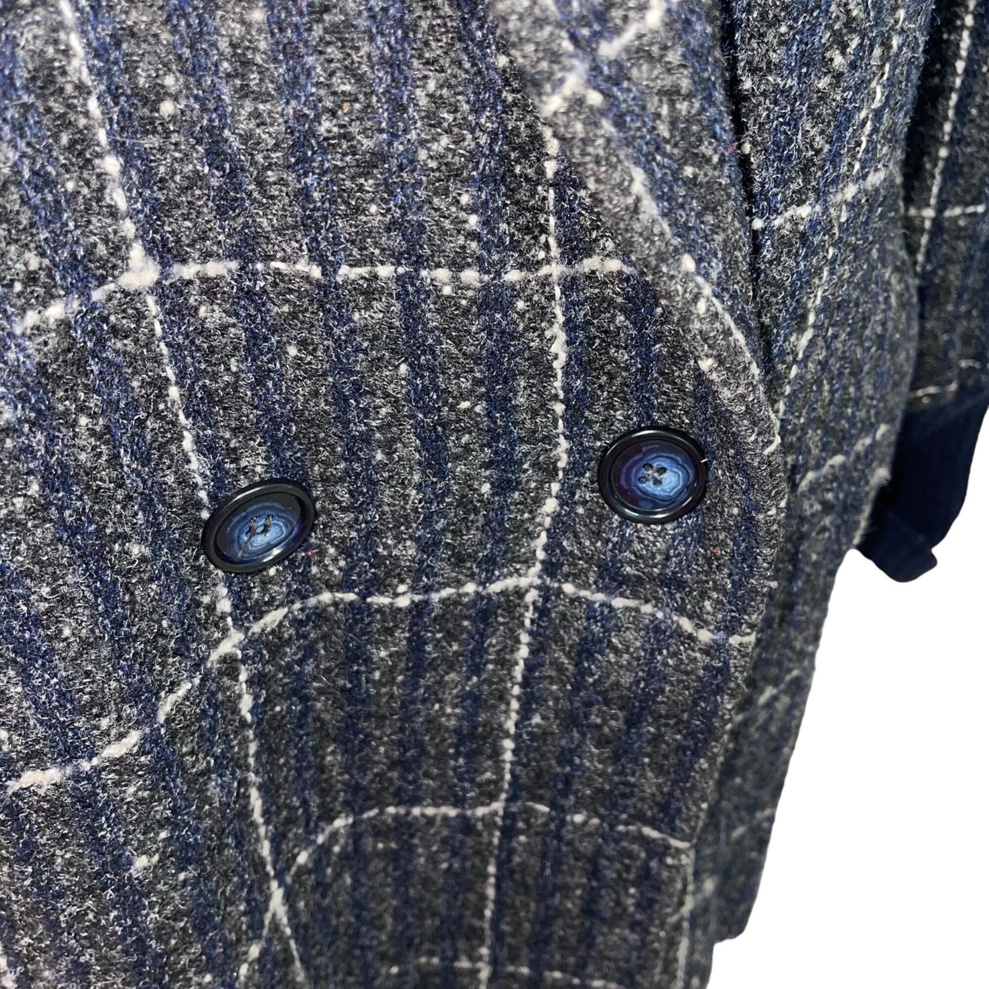 Vintage Saril Ltd Vintage Womens Coat Size Large Gray Plaid Pockets Size L / US 10 / IT 46 - 8 Thumbnail