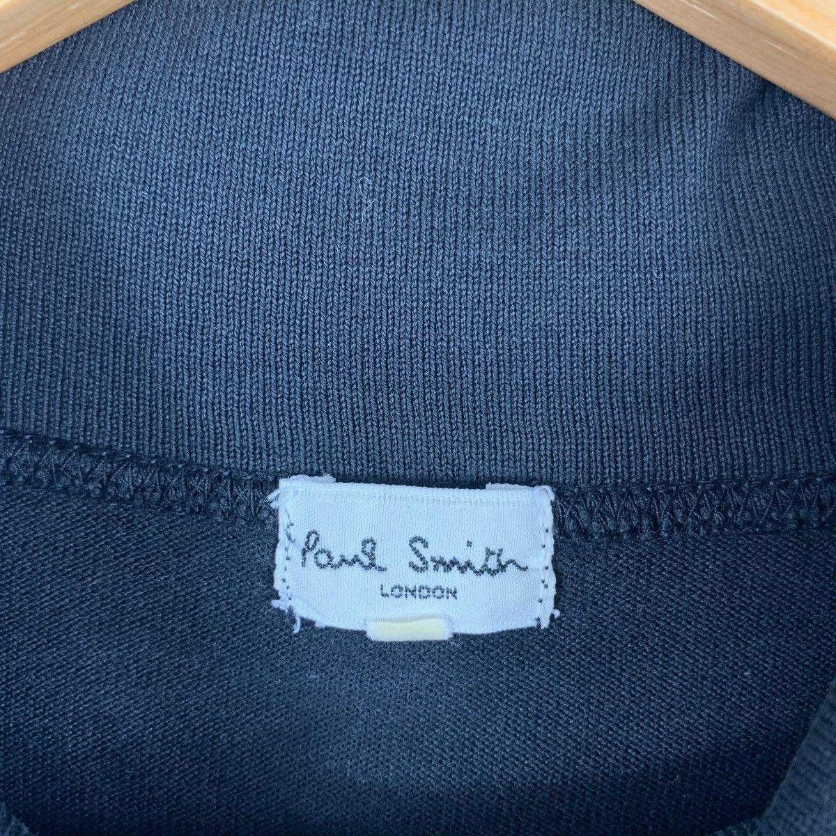 Paul Smith Vintage Paul Smith London Mock Neck Graphic Long Sleeve Tee Size US L / EU 52-54 / 3 - 3 Thumbnail