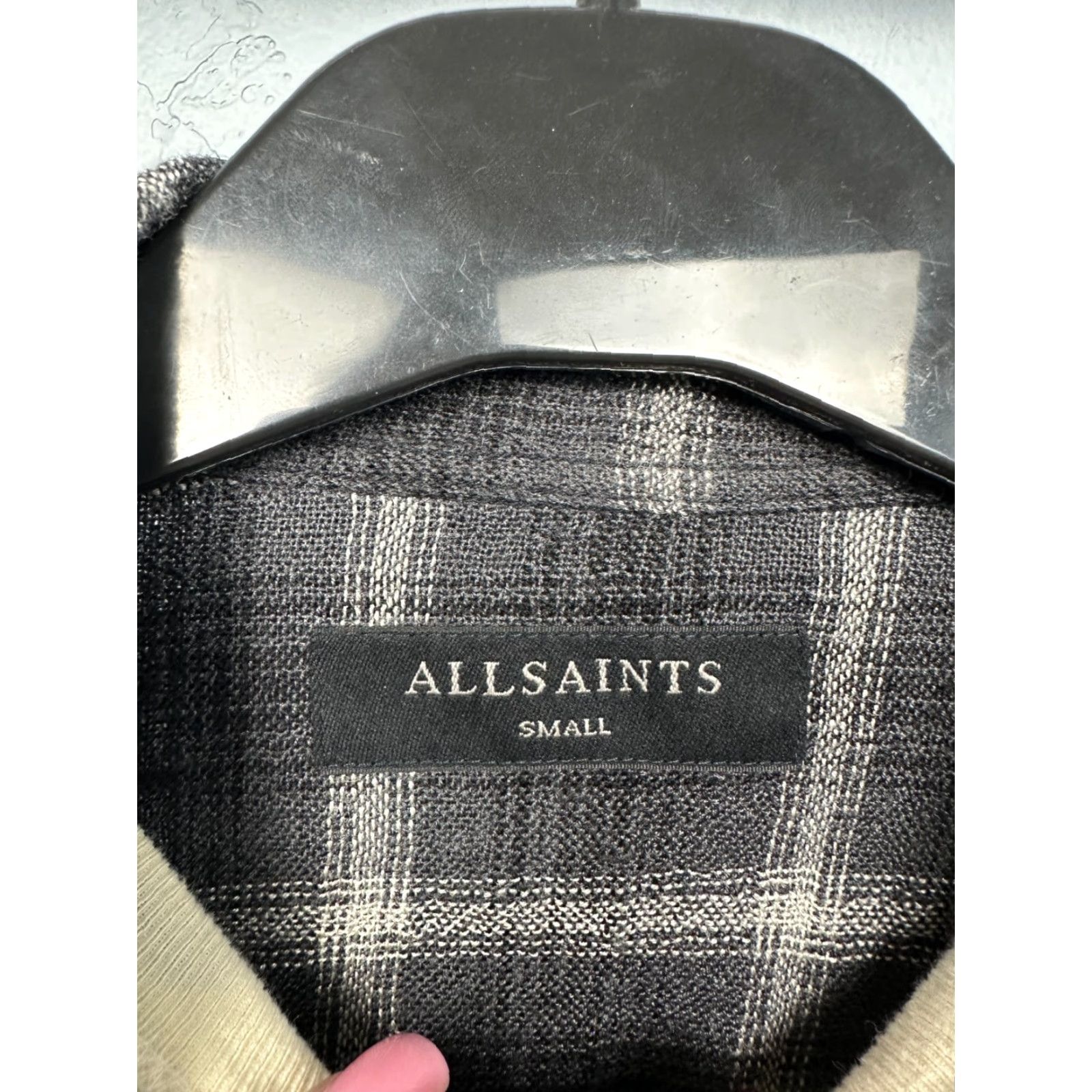 Allsaints Allsaints Crenshaw Wool Flannel Plaid Shirt S Mens Regular Multicolor Size US S / EU 44-46 / 1 - 3 Thumbnail