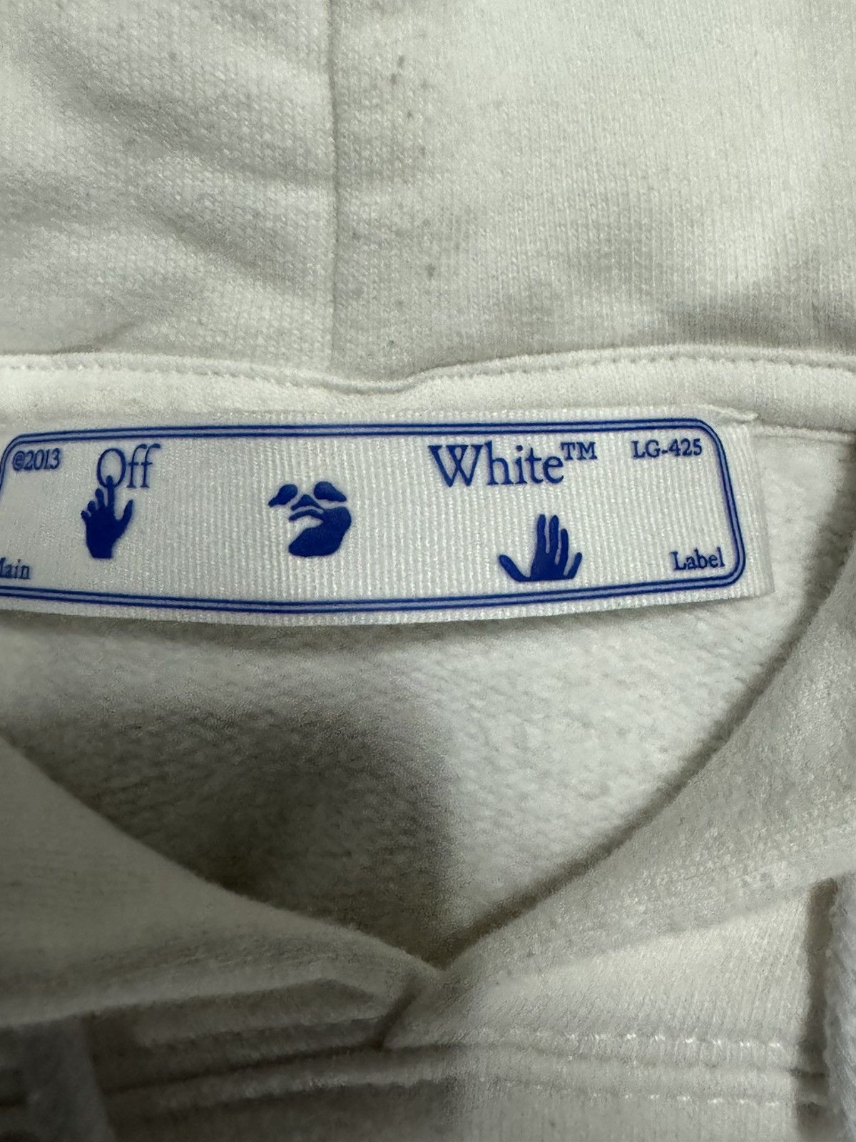 Off-White Off-White White sweatshirt blue brush Size US S / EU 44-46 / 1 - 4 Thumbnail