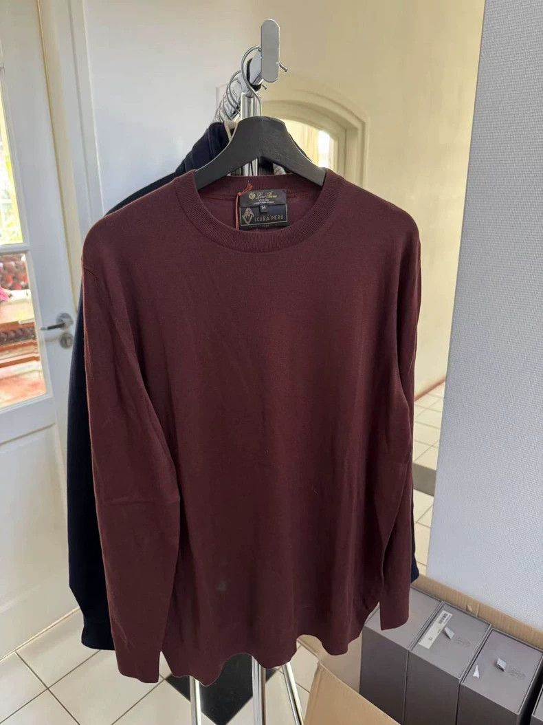 Loro Piana LORO PIANA Excellence series 100% camel hair knit sweater Size US L / EU 52-54 / 3 - 1 Thumbnail