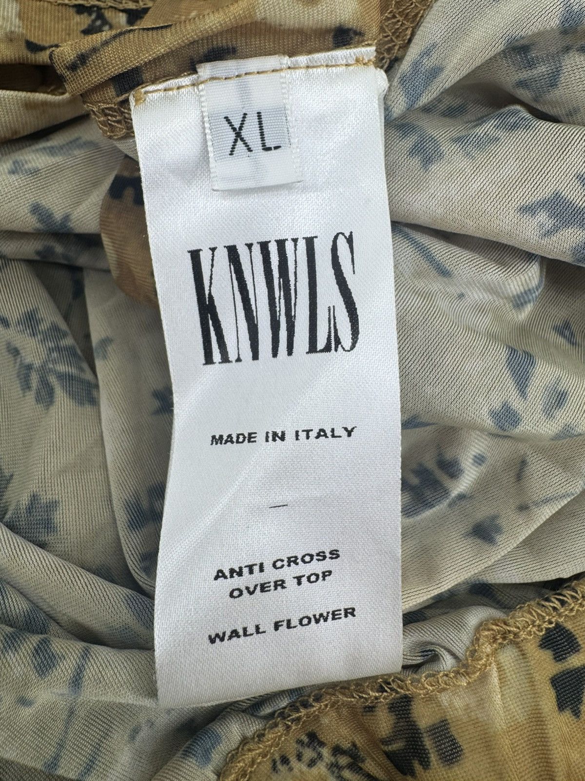 KNWLS KNWLS Anti Cross Over floral jersey crop top size xl Size XL / US 12-14 / IT 48-50 - 2 Thumbnail