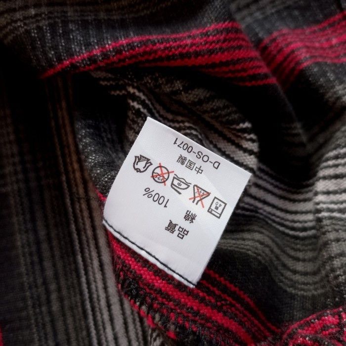 Flannel Joint Japan heavy weight plaid stripes flannel outter shirt Size US L / EU 52-54 / 3 - 4 Thumbnail
