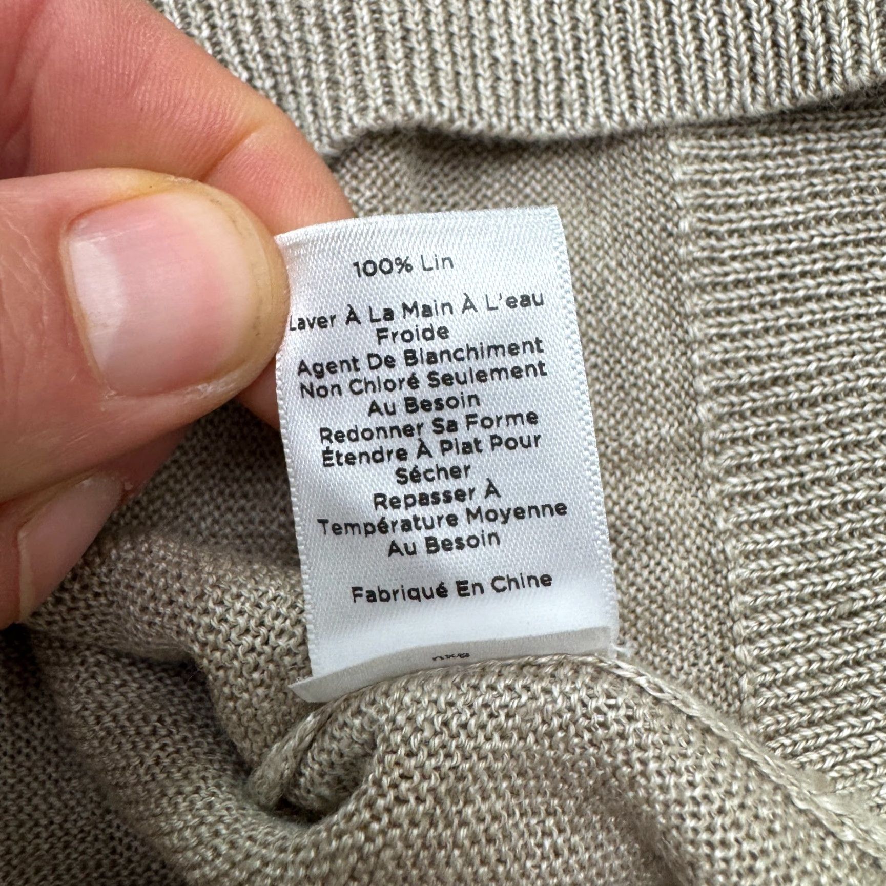 Talbots Talbots Women's Sweater Pullover Knit Casual Long Sleeve S Tan Brown Linen Fall Spring Summer Winter Classic Size S / US 4 / IT 40 - 5 Thumbnail