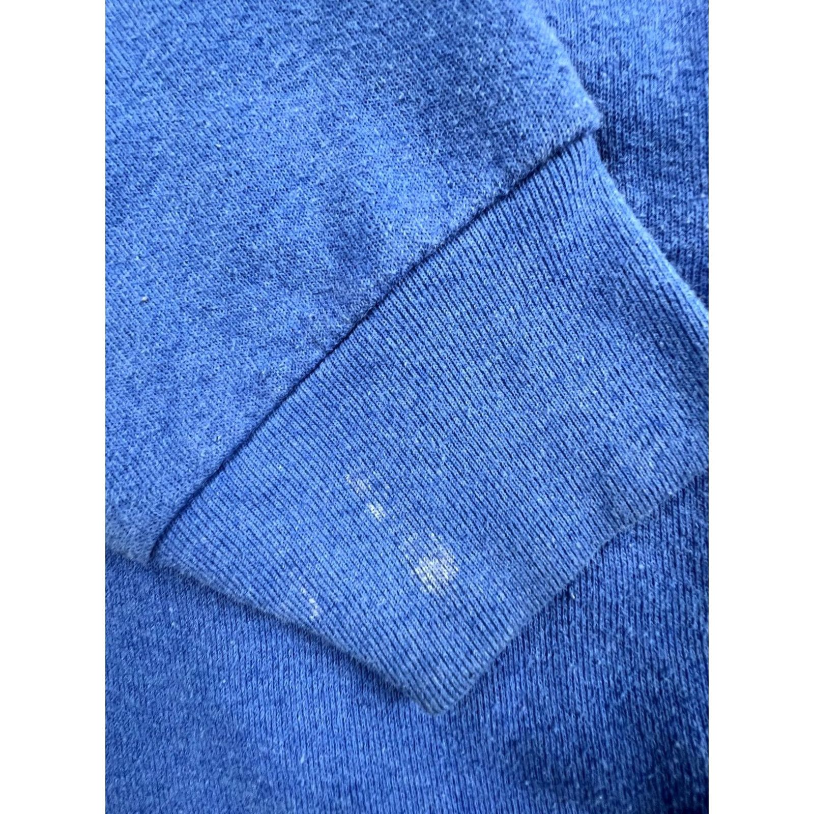 Fruit Of The Loom VINTAGE Fruit of the Loom Sweatshirt Mens XL Blue Fleece Crewneck Blank USA Size US XL / EU 56 / 4 - 4 Thumbnail