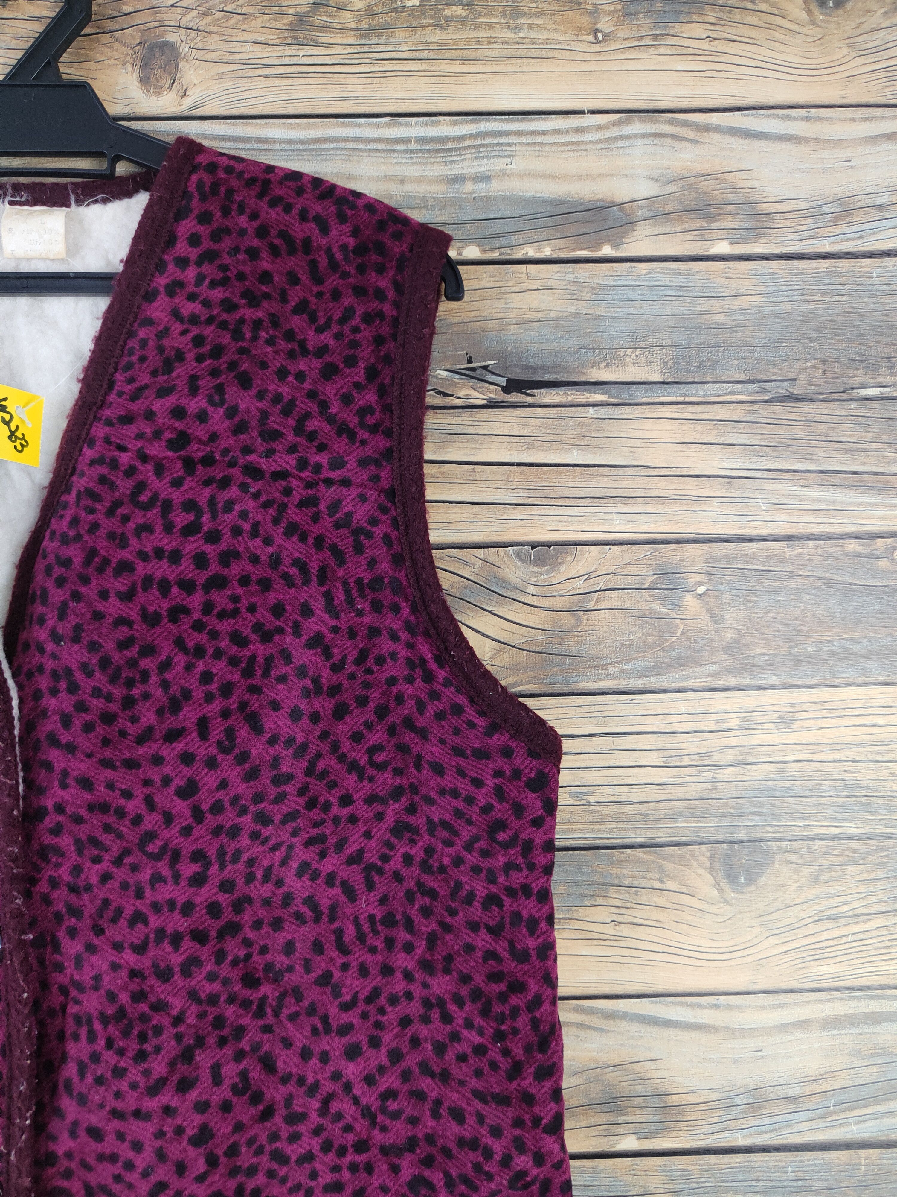 Japanese Brand × Vintage Japanese Brand Purple Wool Vests #W2333 Size M / US 6-8 / IT 42-44 - 7 Thumbnail
