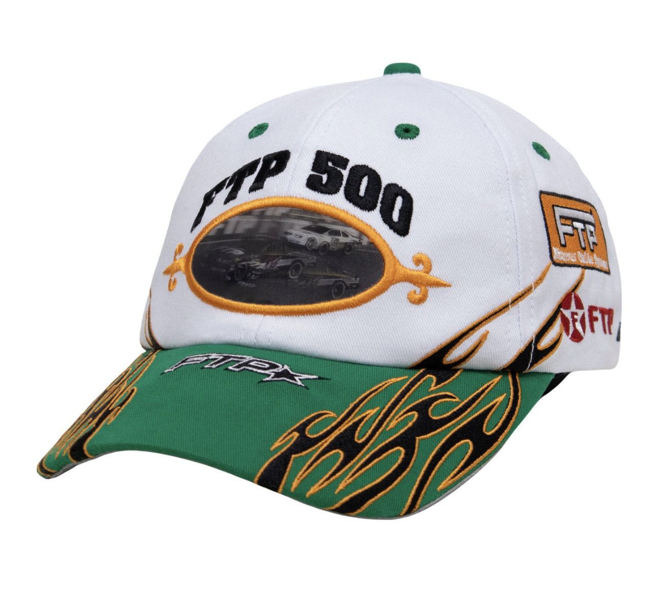 Fuck The Population FTP Raceway 6-Panel (White) Size ONE SIZE - 1 Thumbnail