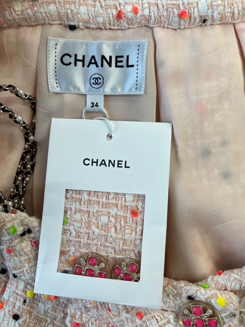 Chanel Chanel Beach series pink pearl chain shoulder strap suspen Size XXS / US 00 / IT 34 - 5 Thumbnail