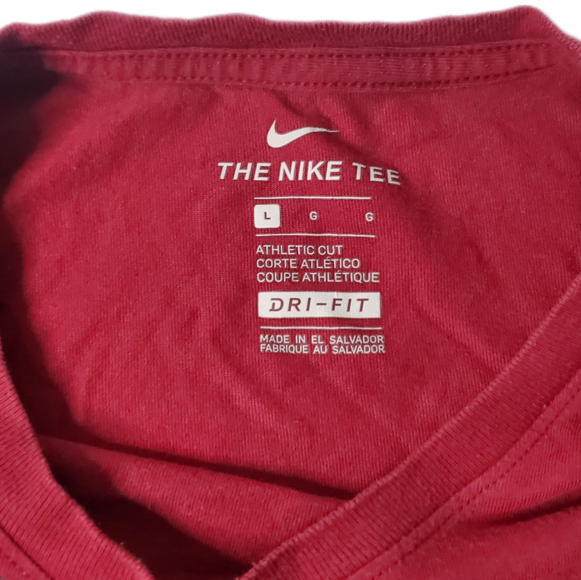 Vintage Nike Just Do It Photo Dri Fit T-Shirt Size US L / EU 52-54 / 3 - 3 Thumbnail