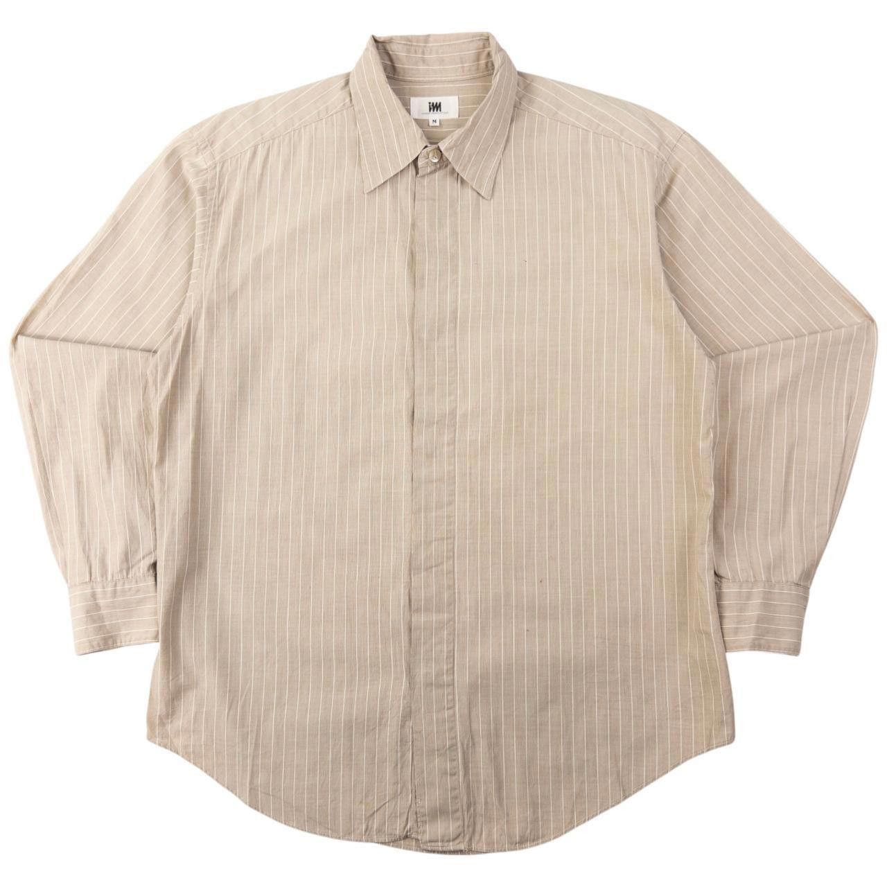 Issey Miyake Vintage Issey Miyake Striped Long Sleeve Shirt Size M Size US M / EU 48-50 / 2 - 1 Thumbnail