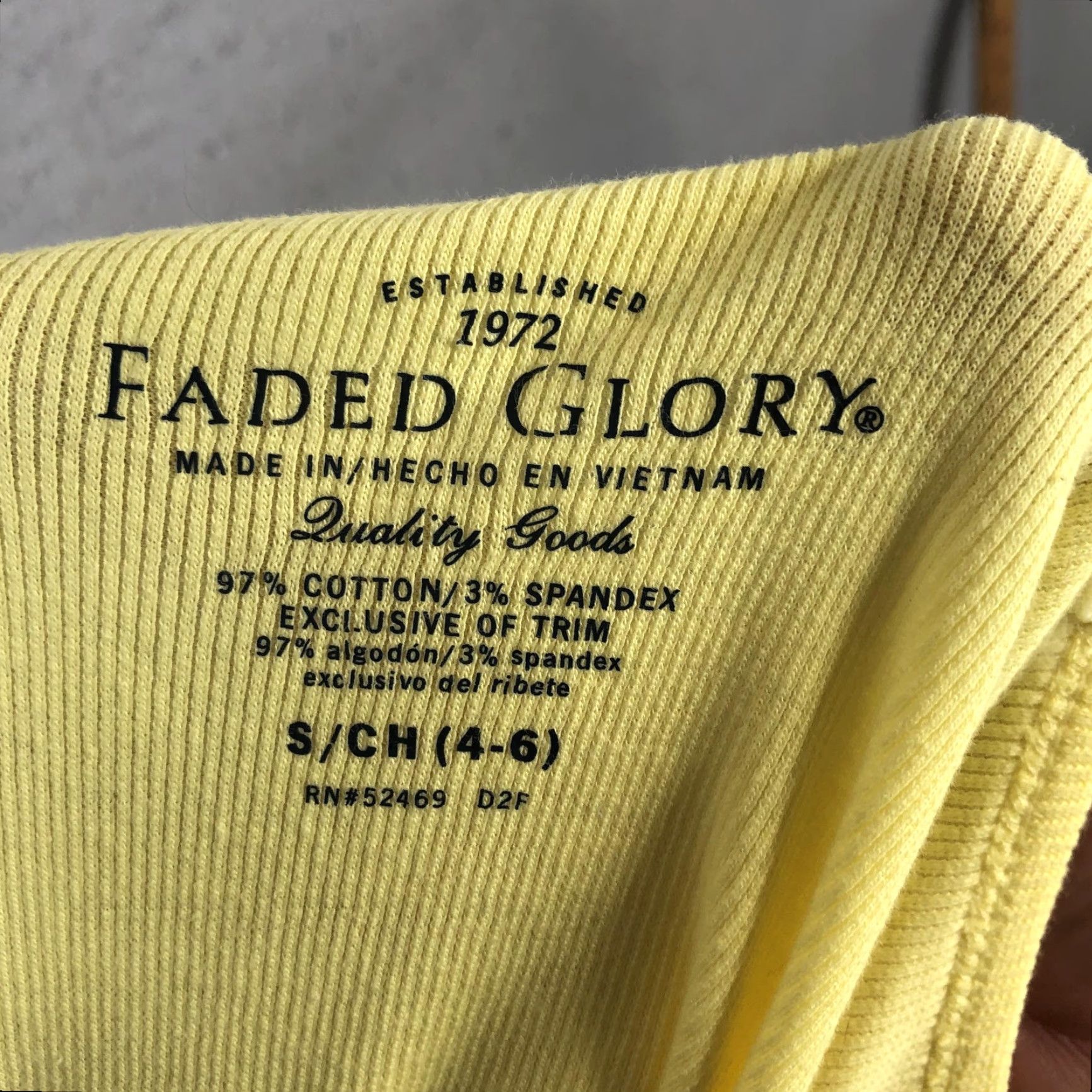 Faded Glory VINTAGE Faded Glory Camisole Tank Top Womens S Yellow Lace Trim Y2K Longline Size S / US 4 / IT 40 - 6 Thumbnail