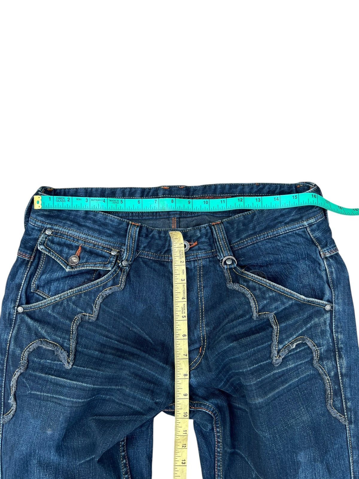 Nicole Club Nicole Club For Men Oily Waxed Denim Jeans Size US 31 - 4 Thumbnail