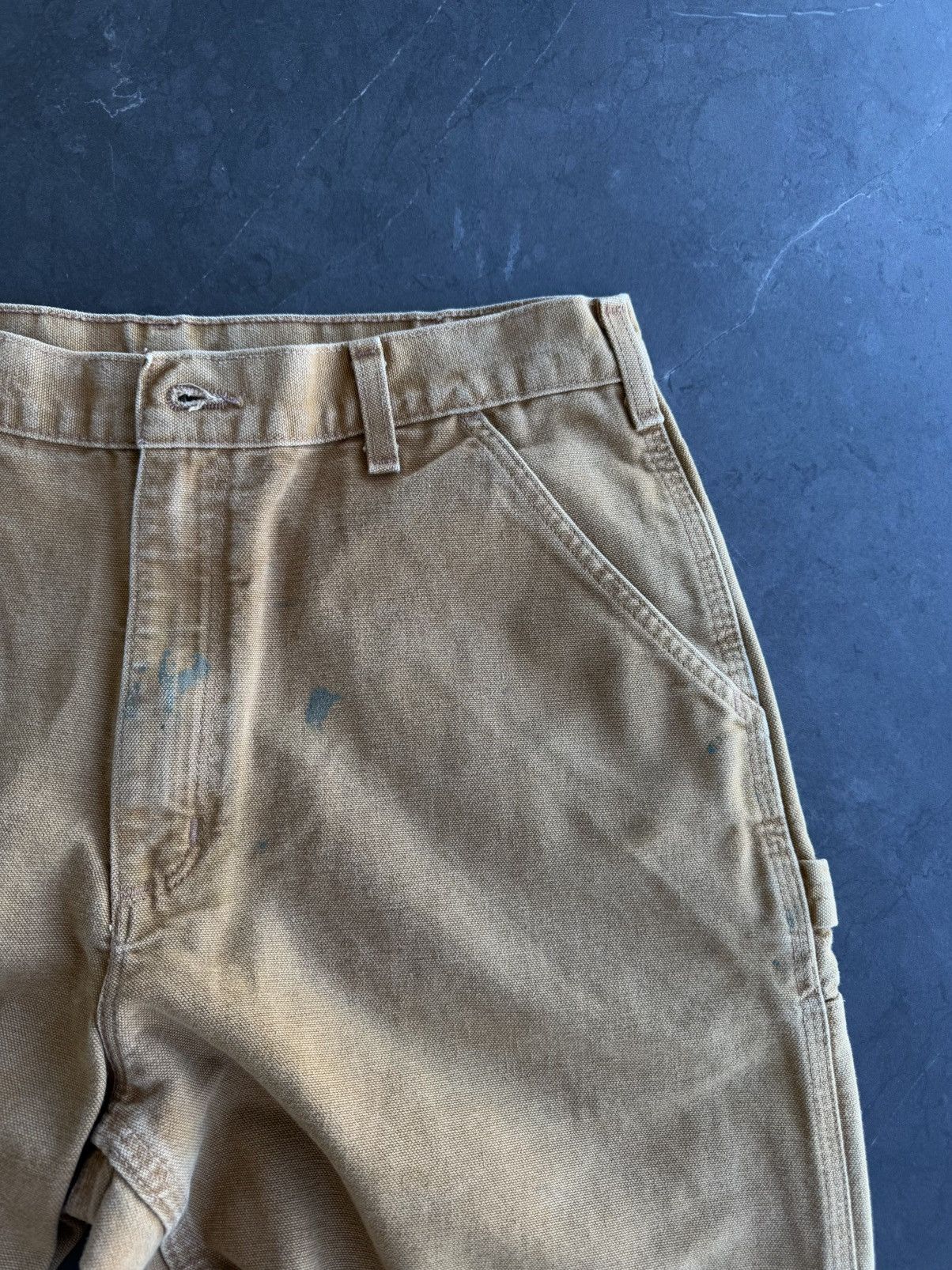 Carhartt Vintage Carhartt Work Pants Dark Khaki Size US 34 / EU 50 - 3 Thumbnail