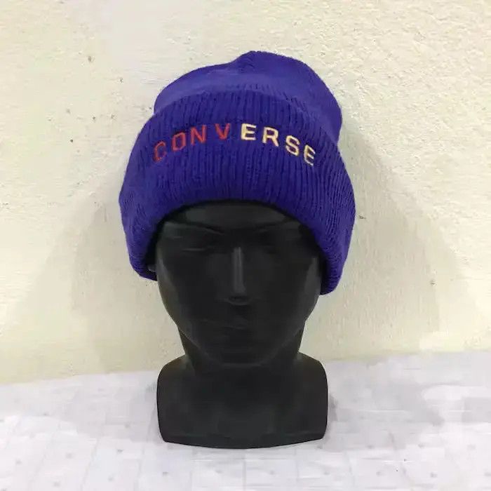 Converse Converse Spellout Beanie Hat Size ONE SIZE - 2 Thumbnail