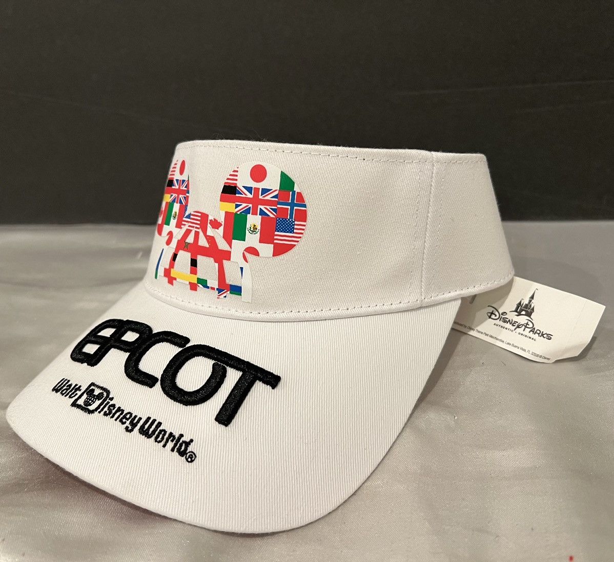 Disney Disney Parks EPCOT Mickey Head Icon Adjustable Visor Hat Size ONE SIZE - 1 Thumbnail