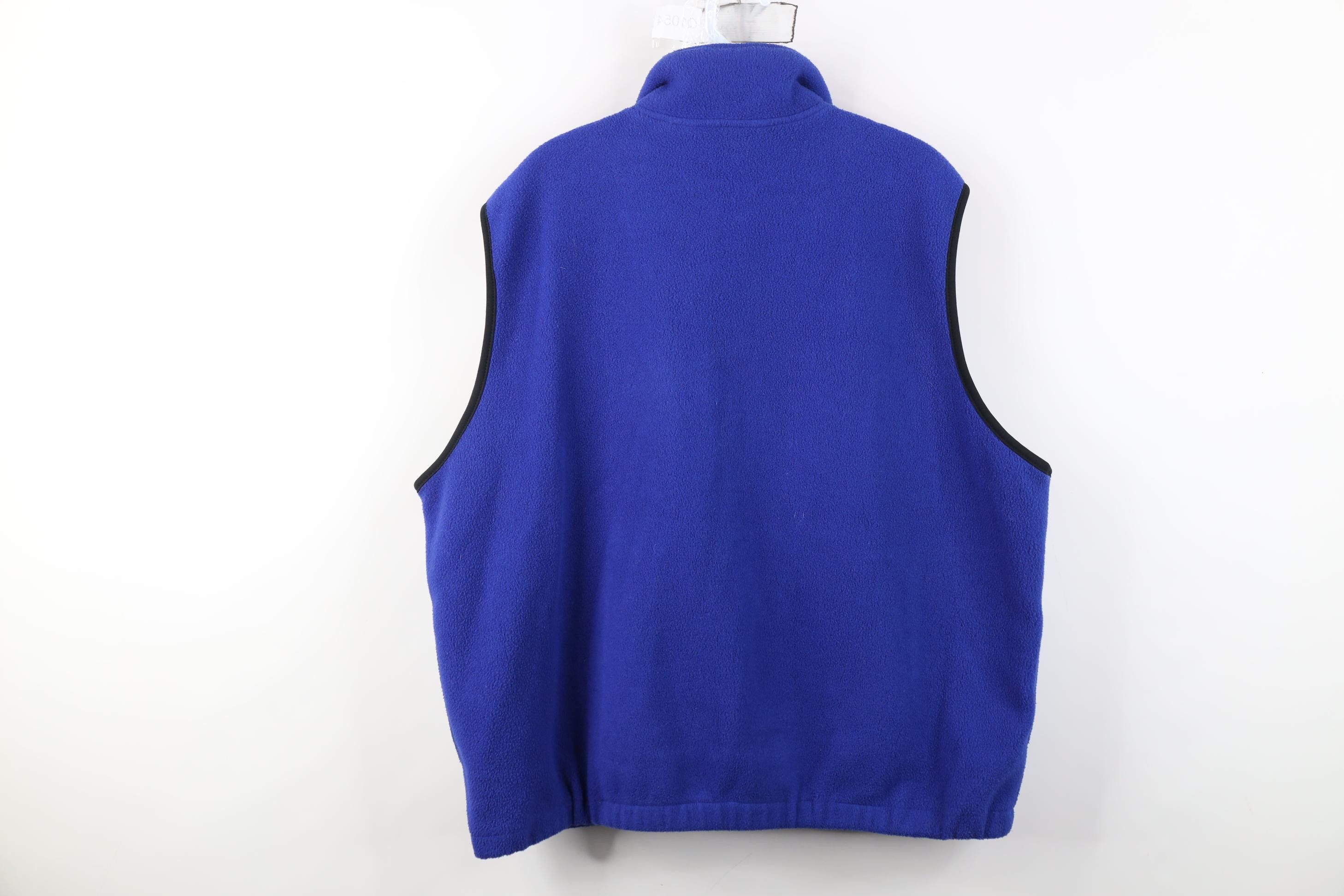 Eddie Bauer Vintage 90s Eddie Bauer Fleece Full Zip Vest Jacket Blue Size US L / EU 52-54 / 3 - 12 Thumbnail