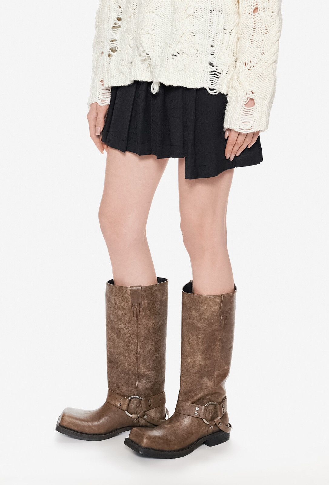 Acne Studios Last Size Acne Studios 30mm Knee-High Leather Boots Size US 6 / IT 36 - 6 Thumbnail