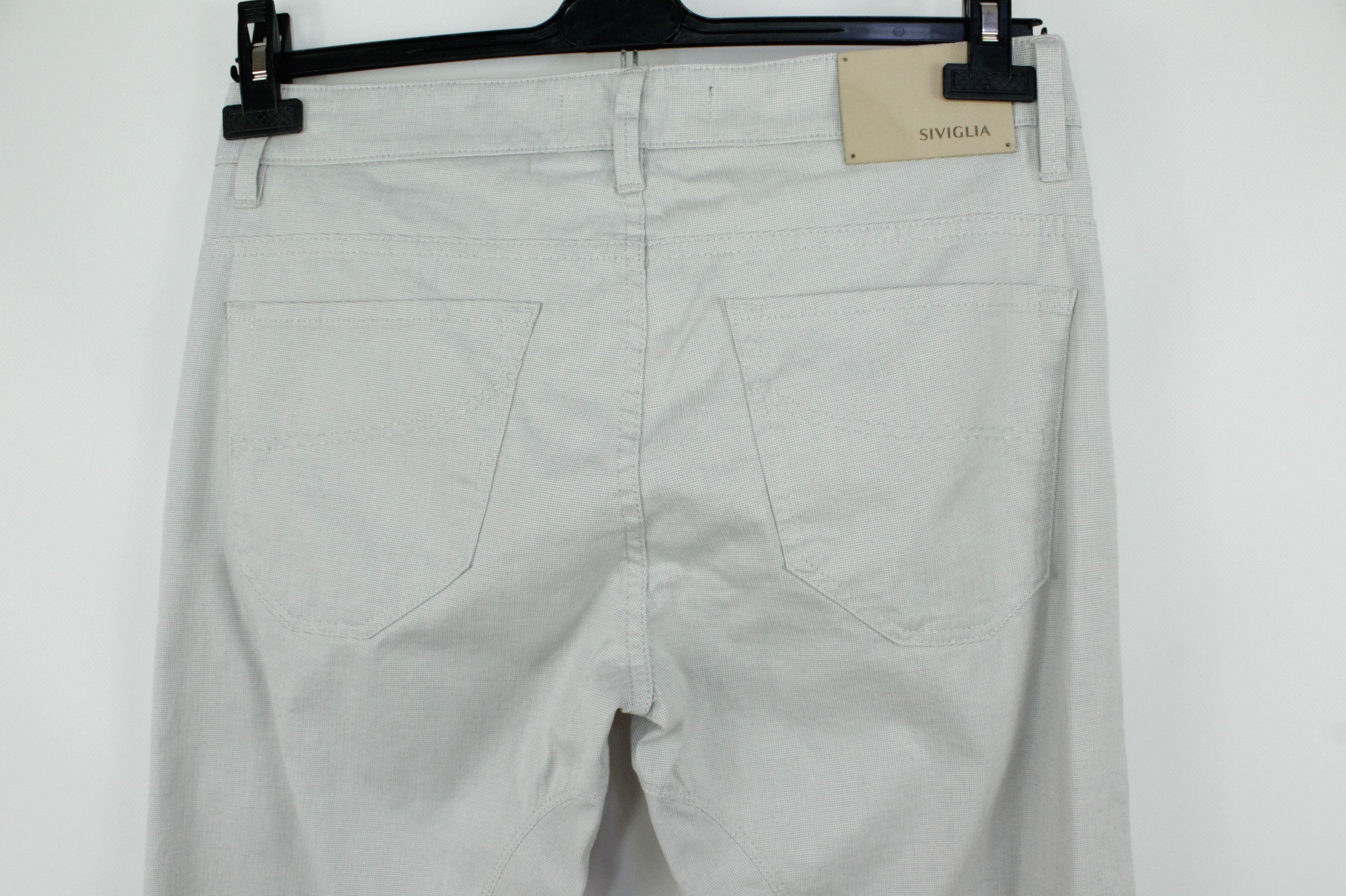 Siviglia Siviglia Gray Stretch Cotton Casual Trousers Jeans Men's Size US 33 - 5 Thumbnail