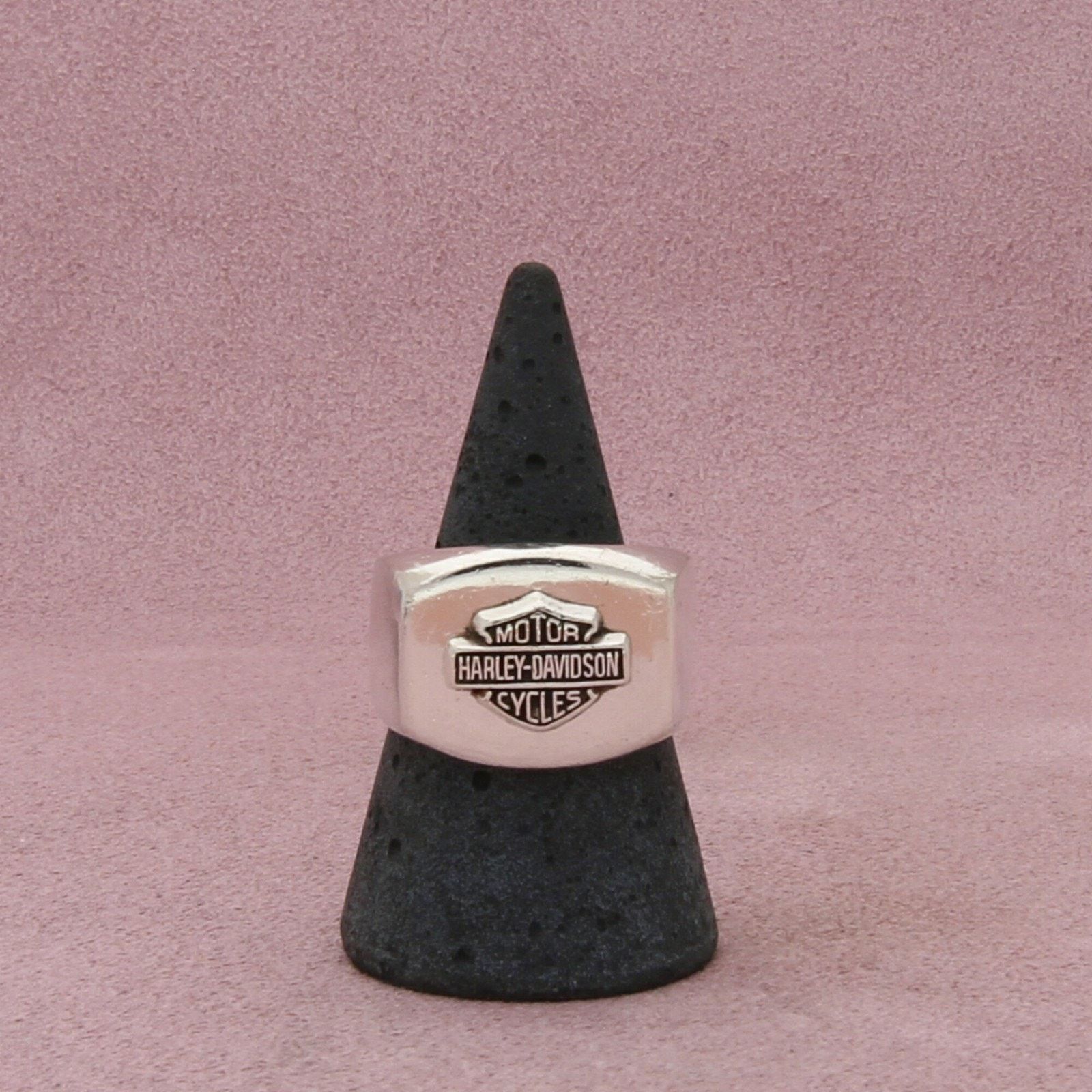 Sterling Silver harley davidson sterling silver shield signet ring size 8.75 Size ONE SIZE - 1 Thumbnail