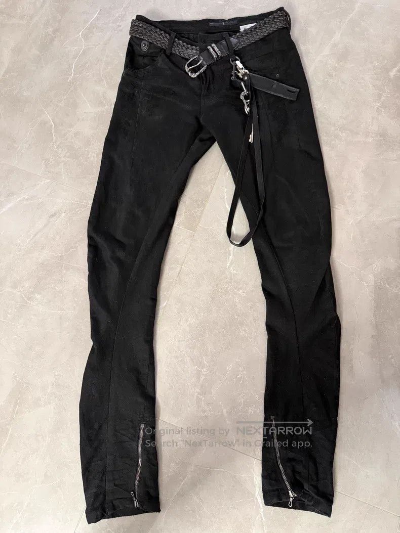 Julius Julius size:1 Three-dimensional Spiral Cut Distressed Pant Size US 26 / EU 42 - 1 Thumbnail