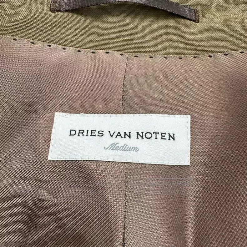 Dries Van Noten Dries Van Noten Olive Green Wool Blazer Jacket Size US M / EU 48-50 / 2 - 2 Thumbnail