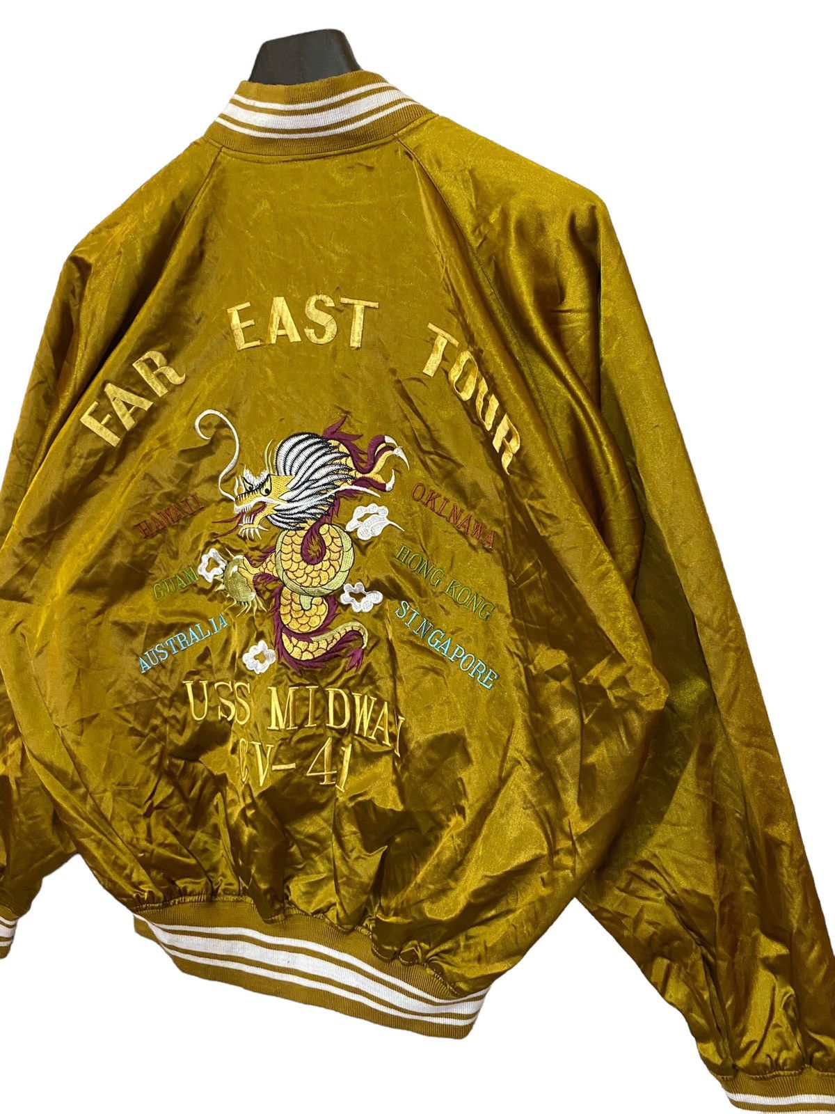 Japanese Brand × Traditional Weatherwear Sukajan jacket dragon emboidery big logo very rare Size US XL / EU 56 / 4 - 8 Thumbnail