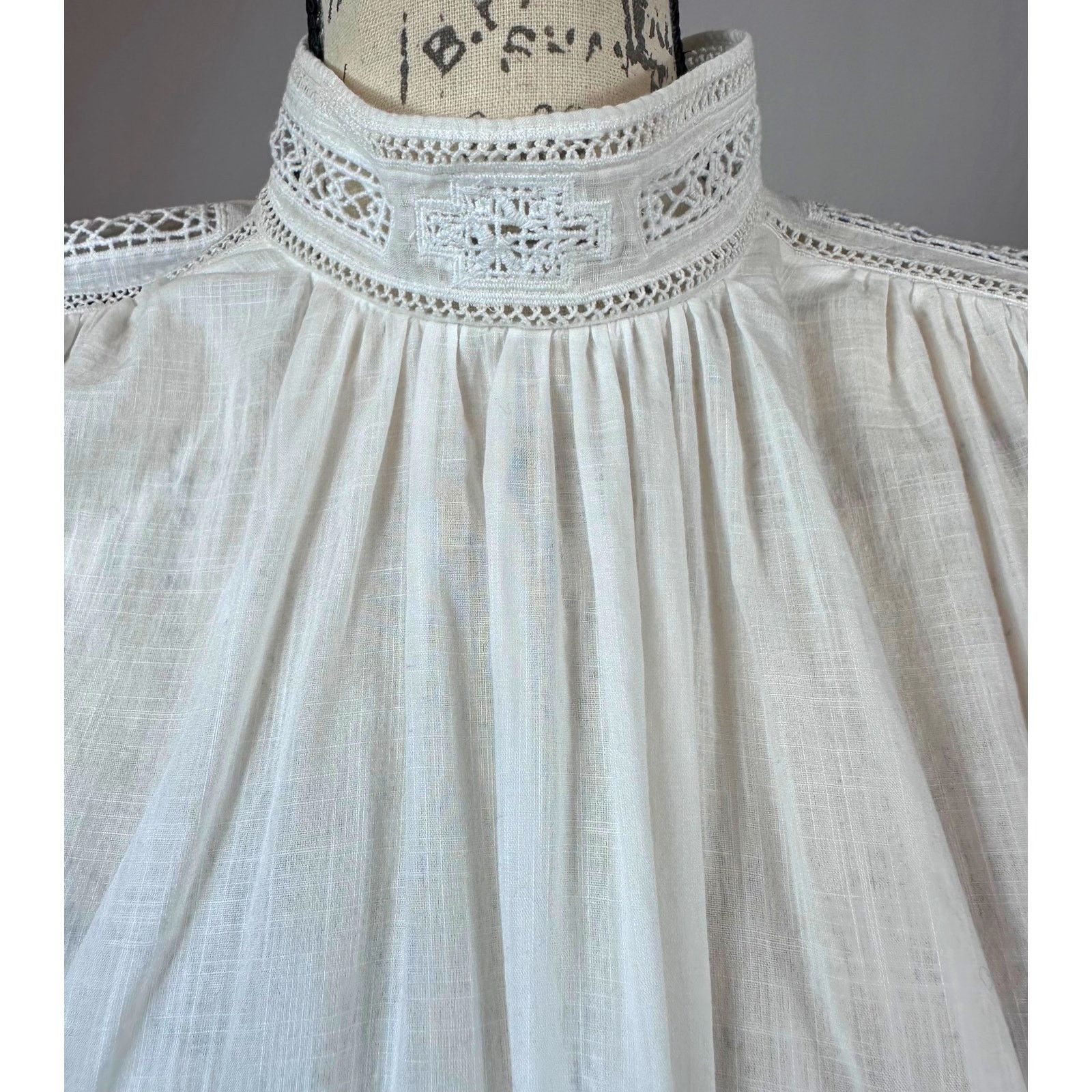 Zadig & Voltaire Zadig & Voltaire Teddy Eyelet Trim Blouse Judo M Size M / US 6-8 / IT 42-44 - 8 Thumbnail
