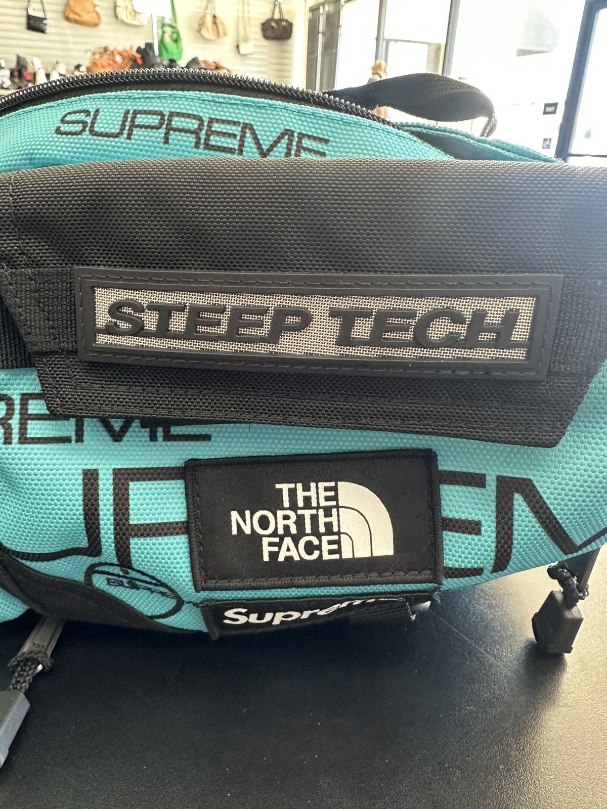 Supreme × The North Face NEW SUPREME X NORTH FACE STEEP TECH WAIST BAG BLUE Size ONE SIZE - 2 Thumbnail