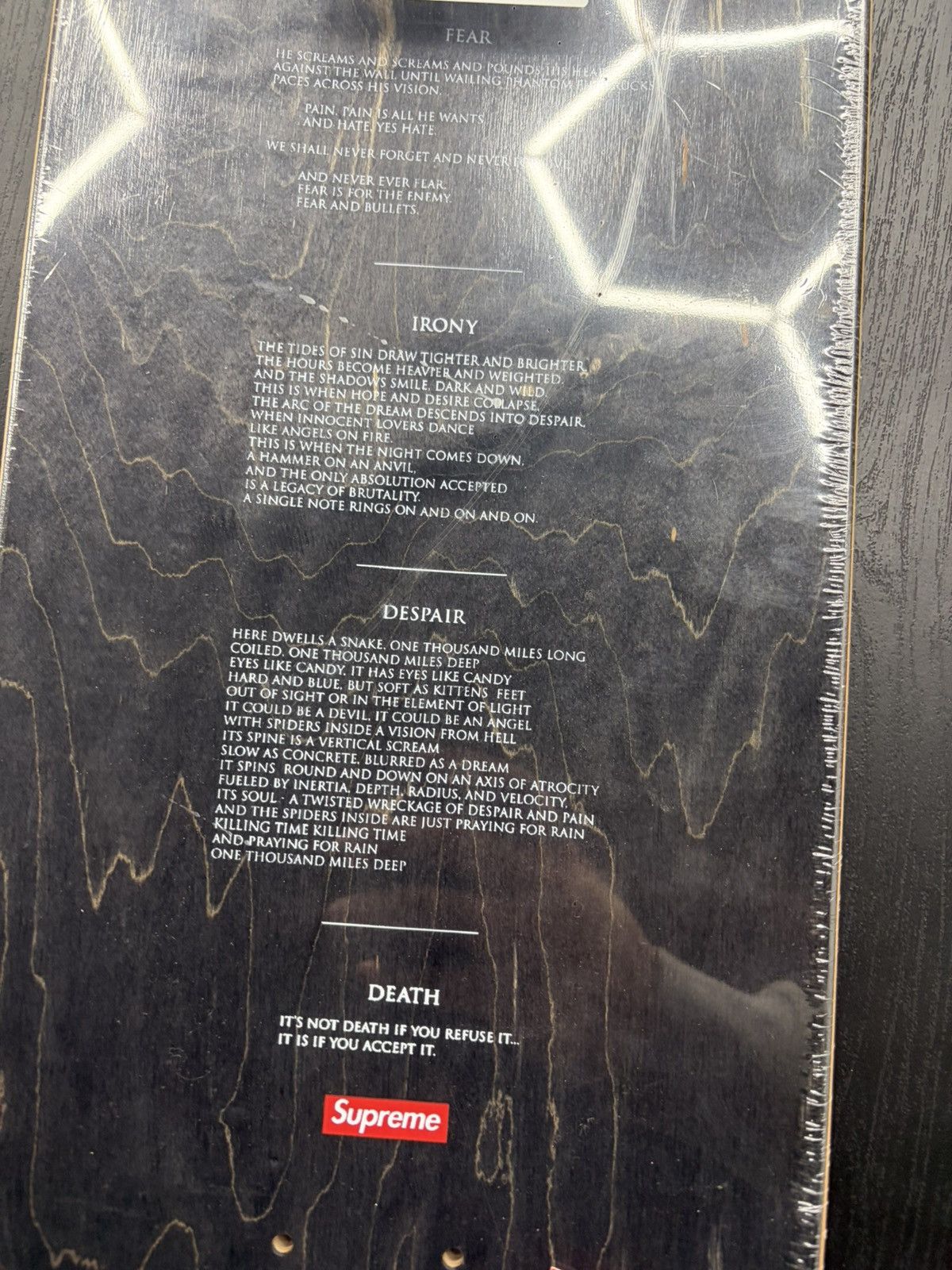 Supreme Supreme The Crow Skateboard Deck Black Size ONE SIZE - 6 Thumbnail