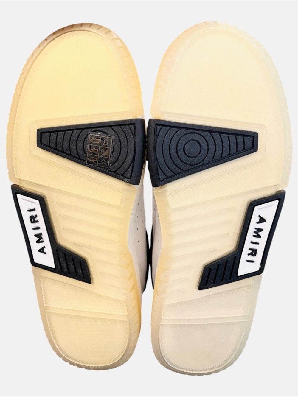 Amiri AMIRI Stadium Low Sneakers White Black Leather Size 42 NIB Size US 9 / EU 42 - 8 Thumbnail