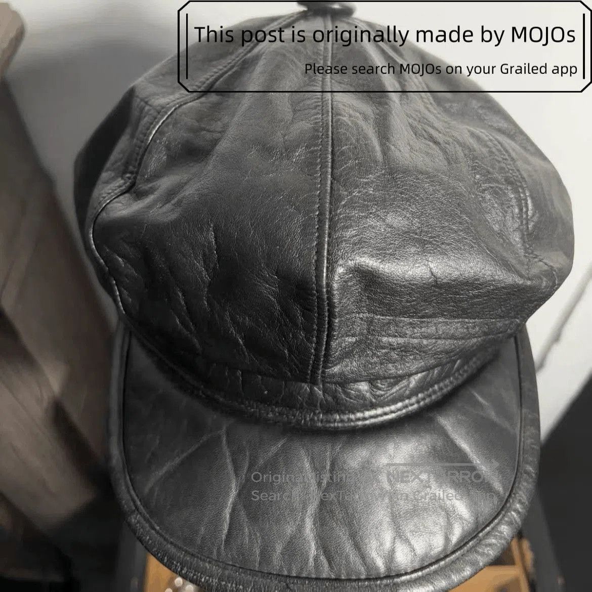 Number (N)ine Number Nine Vintage Leather Painter Hat. Size ONE SIZE - 4 Thumbnail